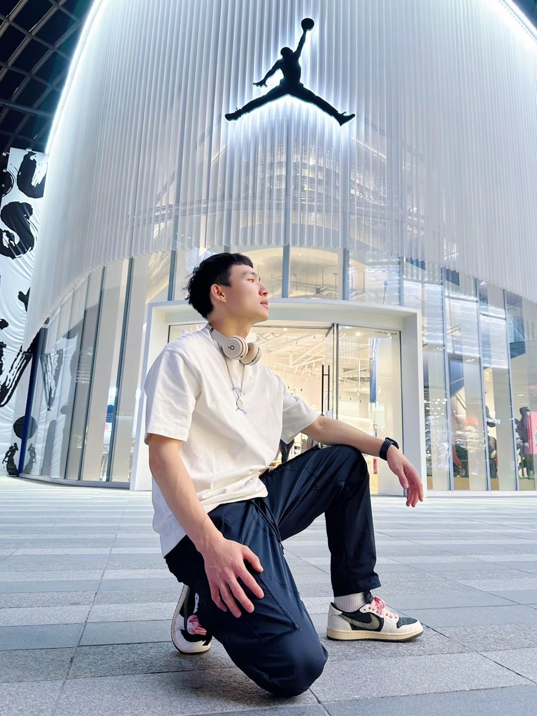 💥Jordan Brand 图案印花时尚舒适圆领短袖T恤👕