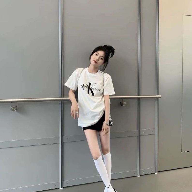 💖【夏日心动！】💕Calvin Klein印花圆领短袖T恤👕