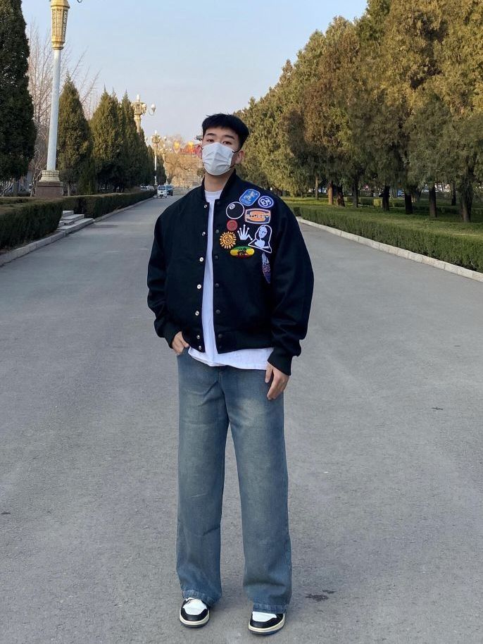 ootd 这件棒球服拿捏我的美式复古