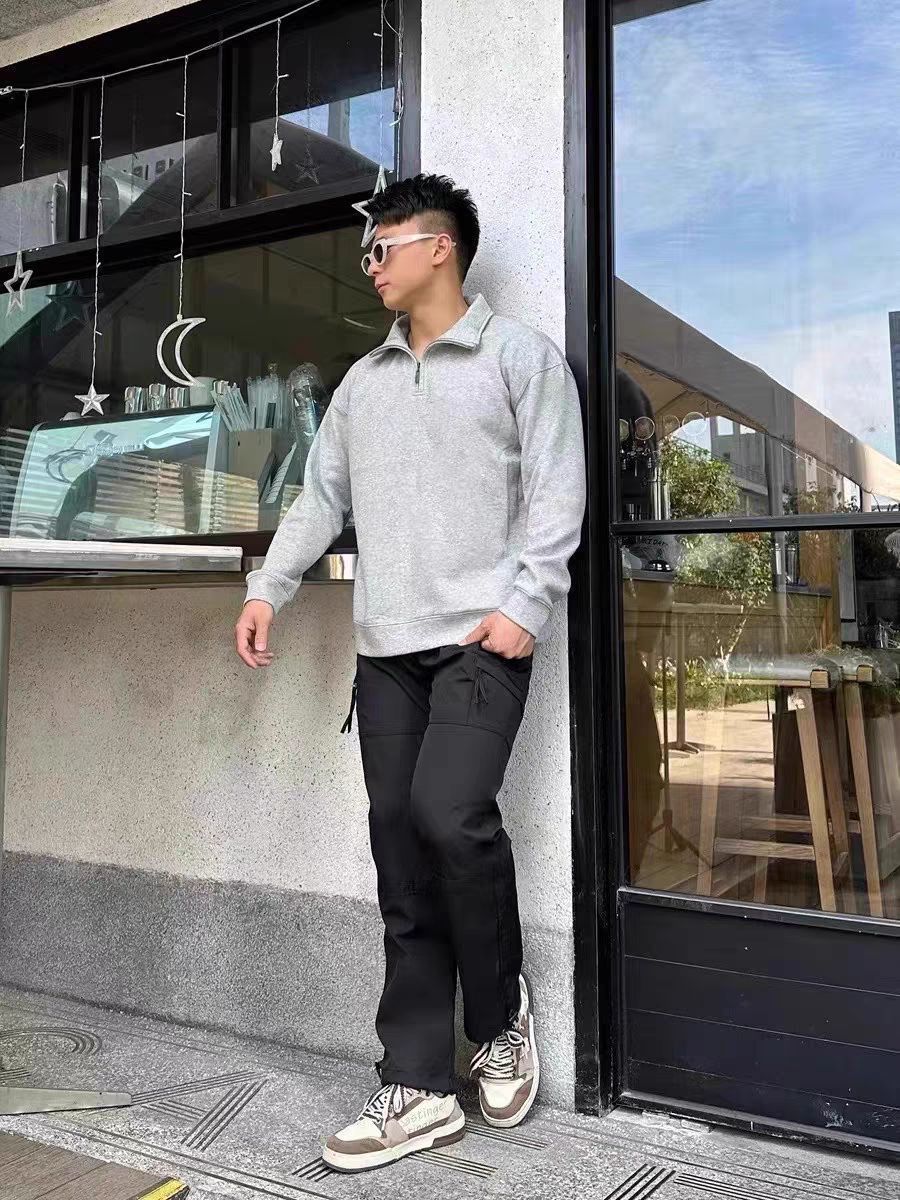 💥爆款来袭！唐狮 纯色直筒中腰阔腿工装裤👖