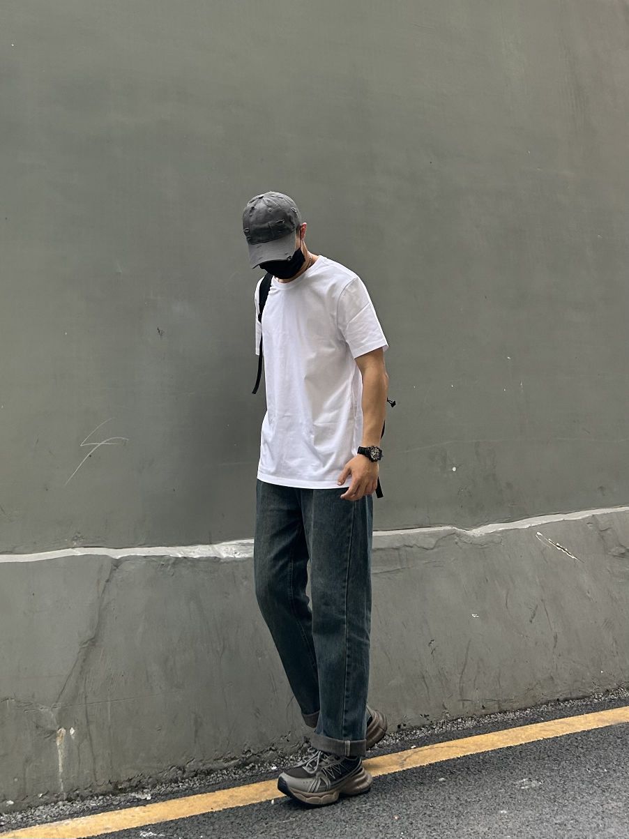 ootd/纸片人即视感的T恤请get住