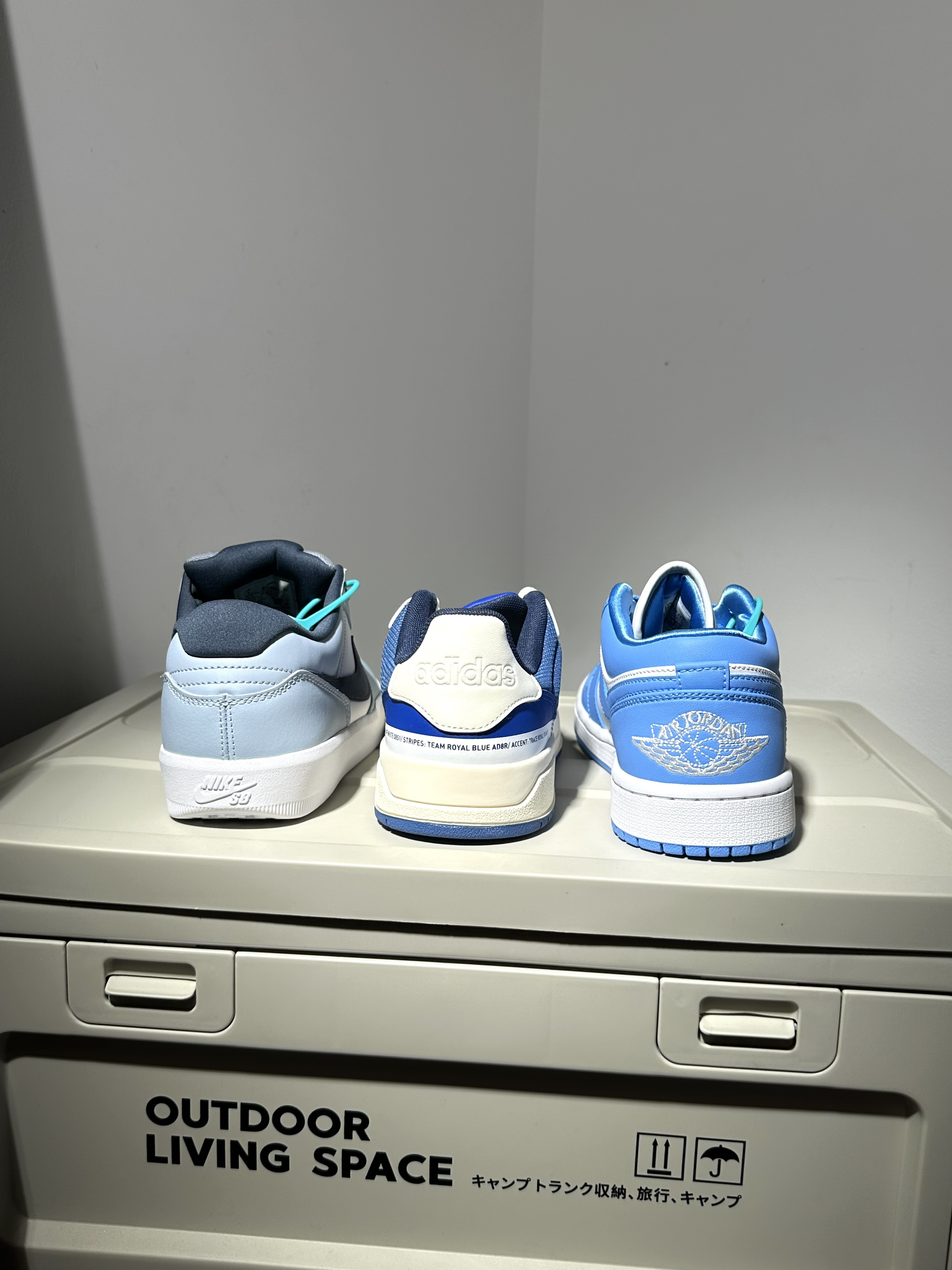 三双清爽白蓝色系小板鞋,你更爱哪双⁉️