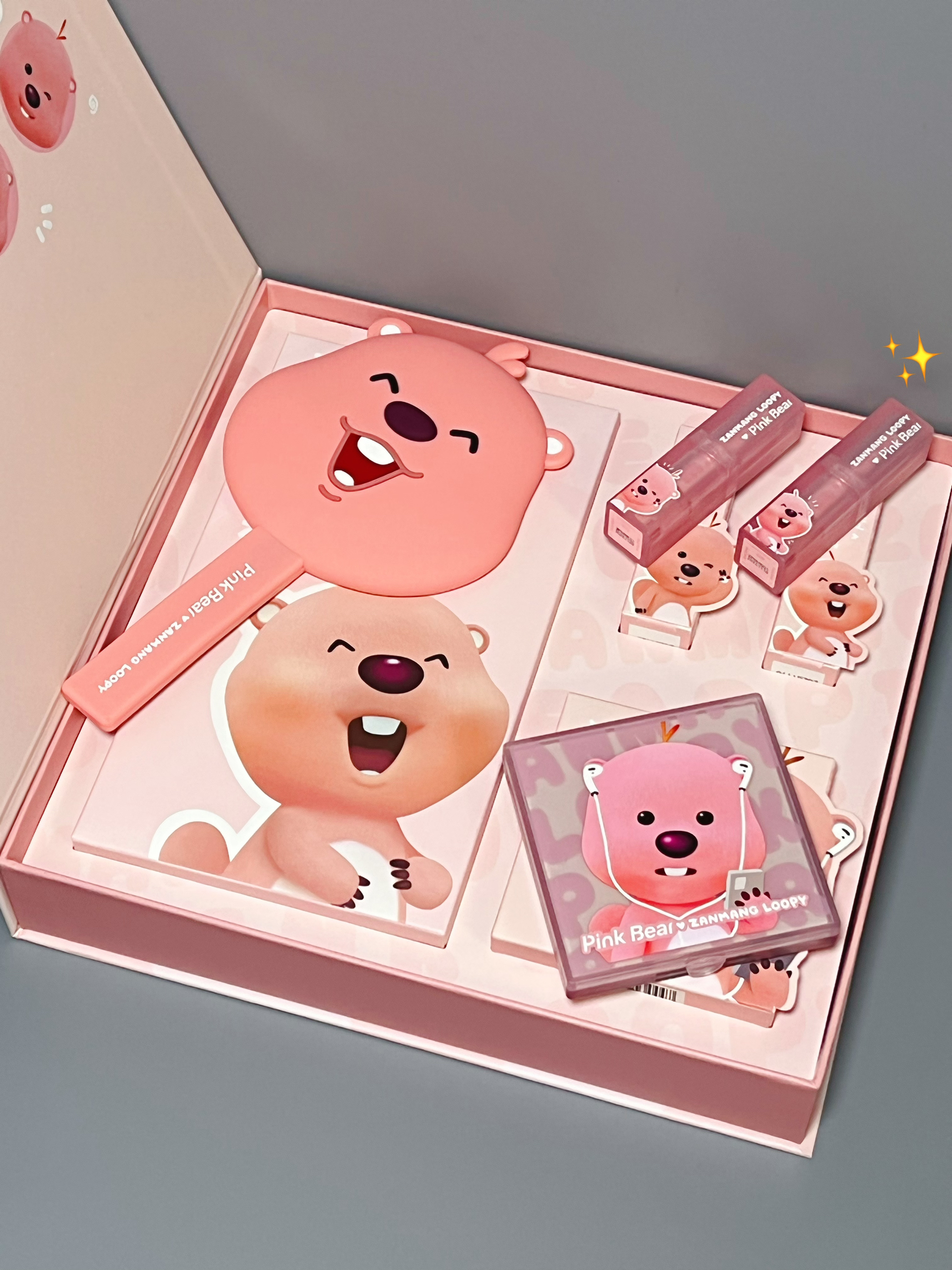 传下去！pink bear和loopy联名咯！！