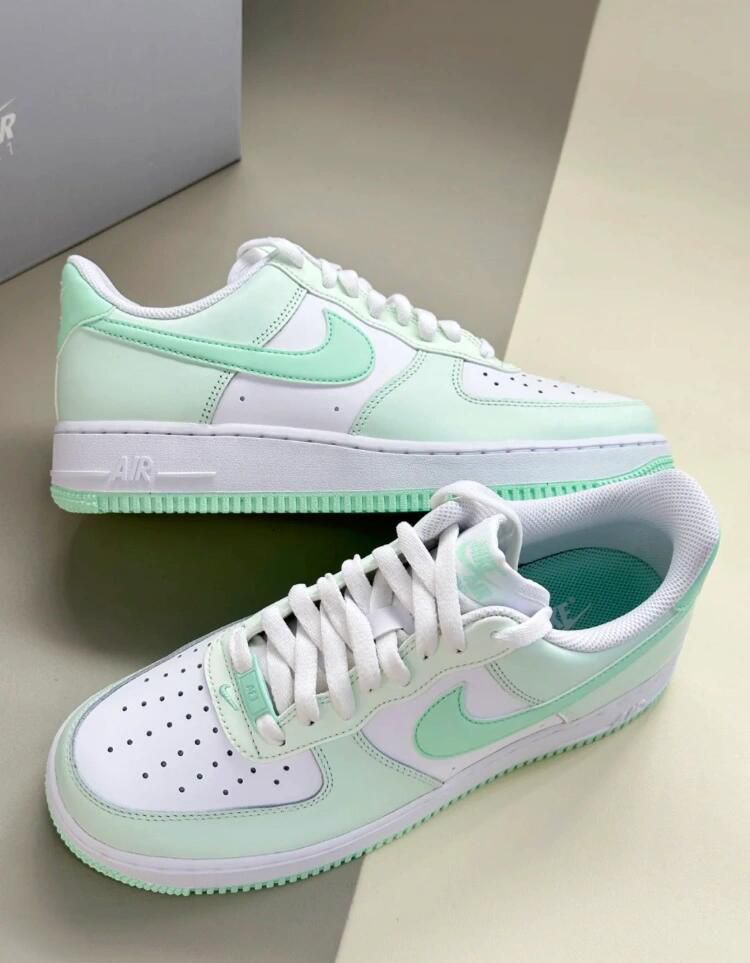 薄荷奶绿🌿Air Force1，🍃春日专属色调~