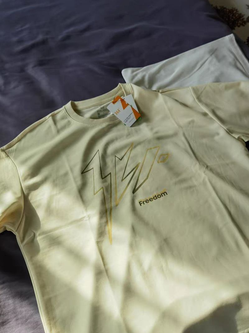 💫夏日必备神器！👕361°针织棉涤圆领套头短袖T恤，你值得拥有！😍