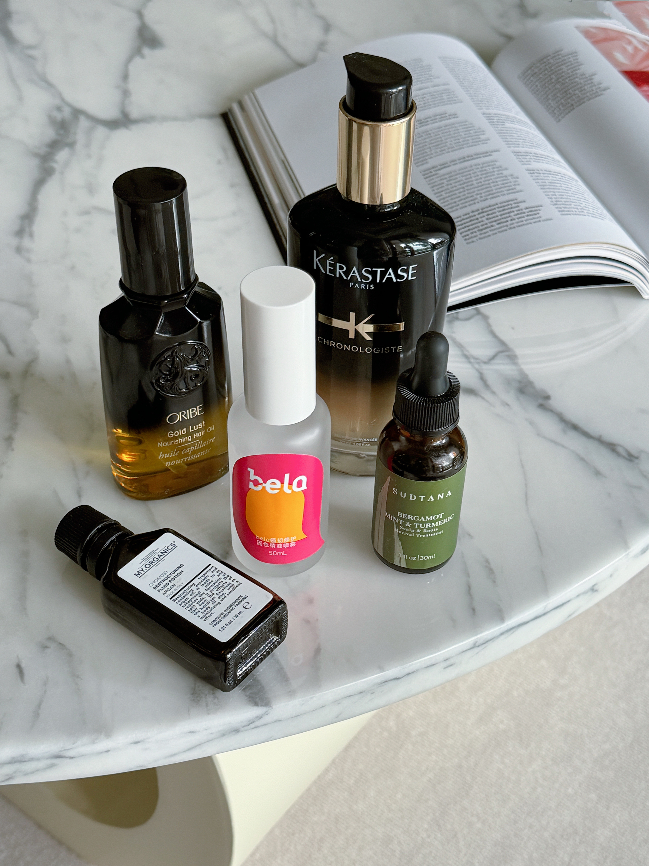 以油养发高端局！染发受损干枯毛躁解决师！