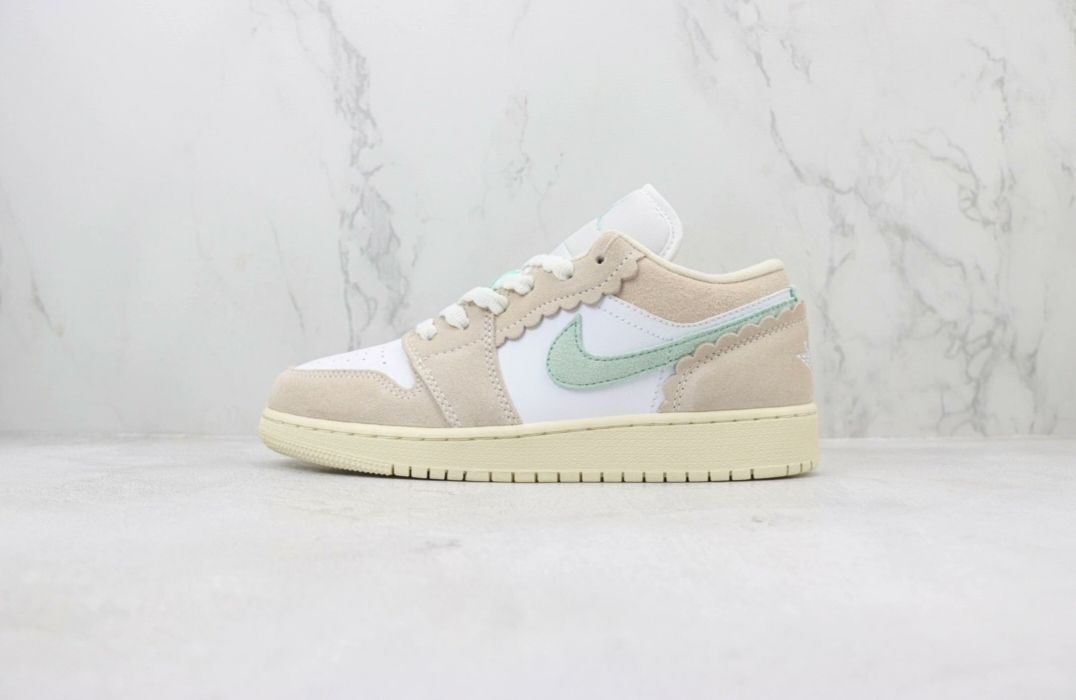 AJ1 Low GS 粉白花边——女生必入鞋款