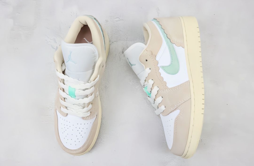 AJ1 Low GS 粉白花边——女生必入鞋款