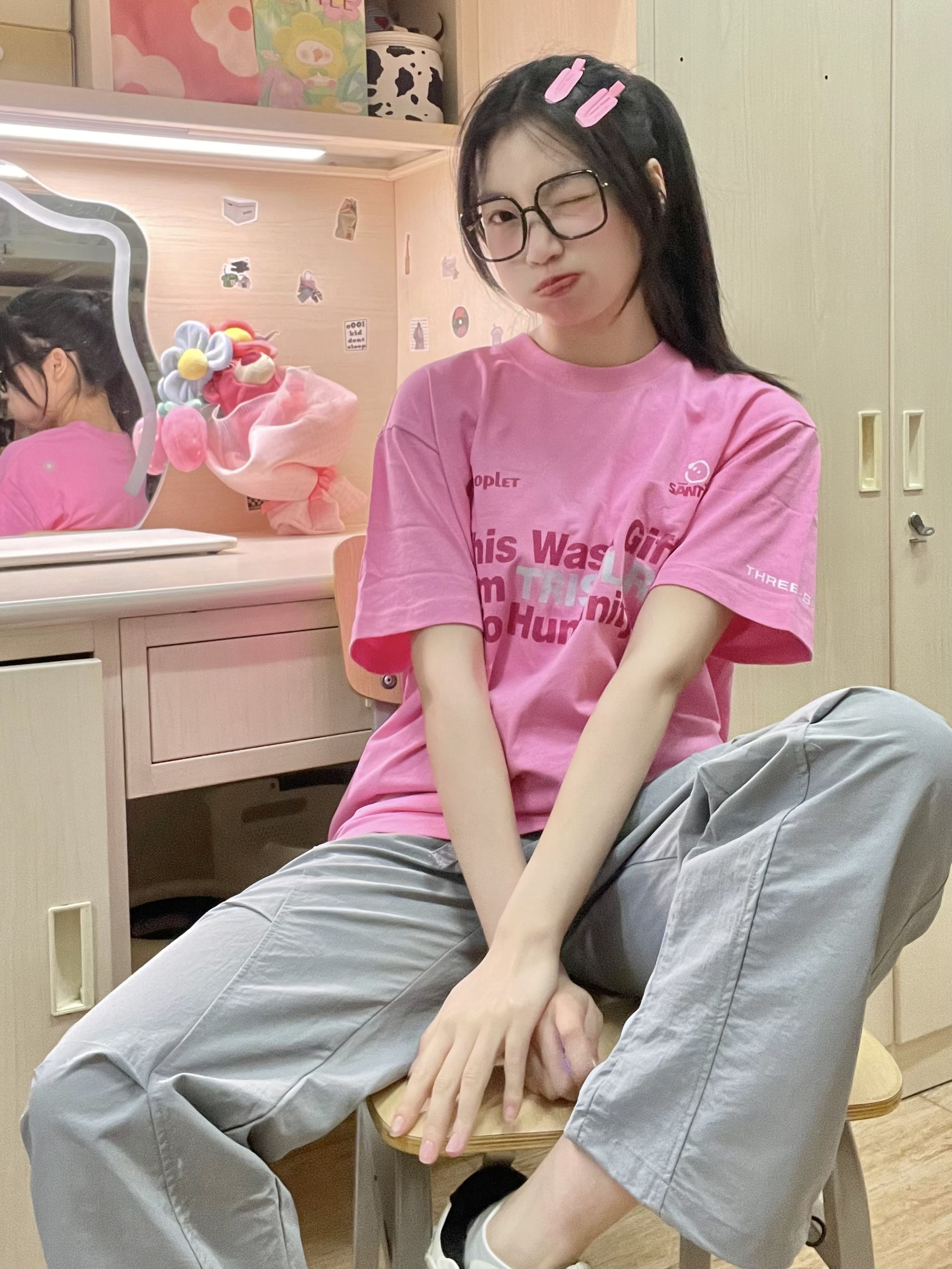 学生党夏日甜酷穿搭യ🏩是谁还没get粉色魔力