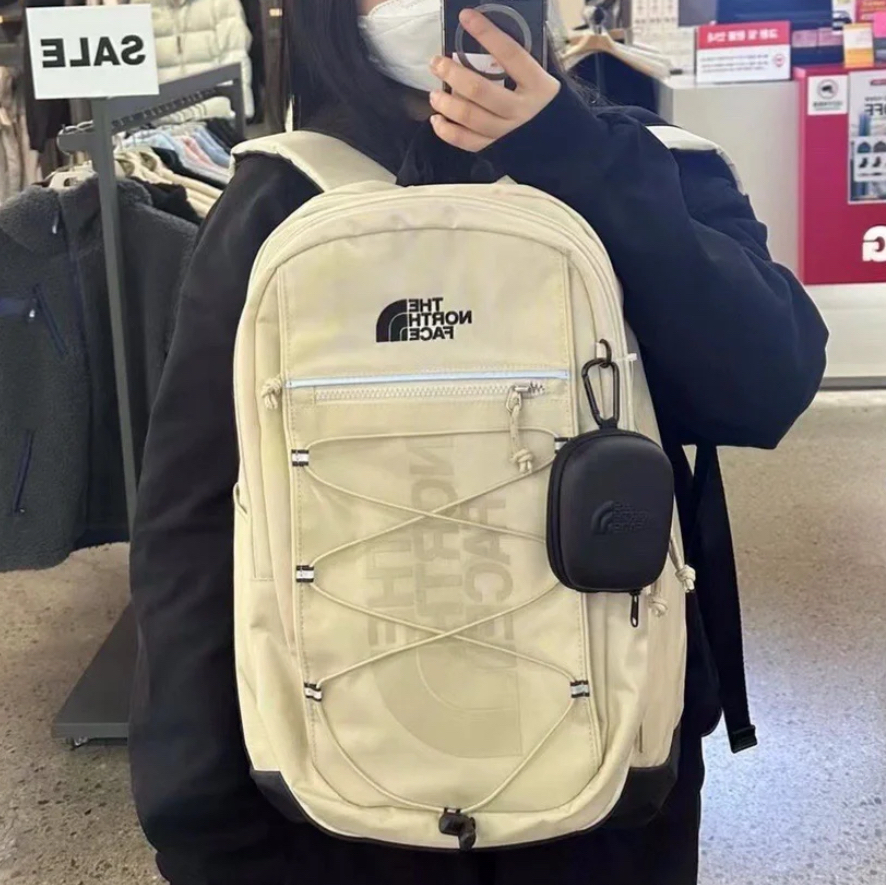 超爱的米白色背包