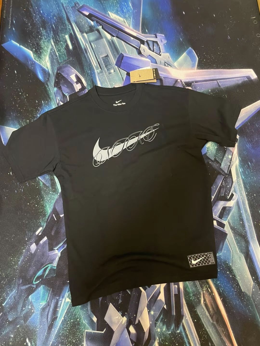 🌟超吸睛！耐克 纯棉圆领印花落肩短袖T恤👕，一见钟情❤️
