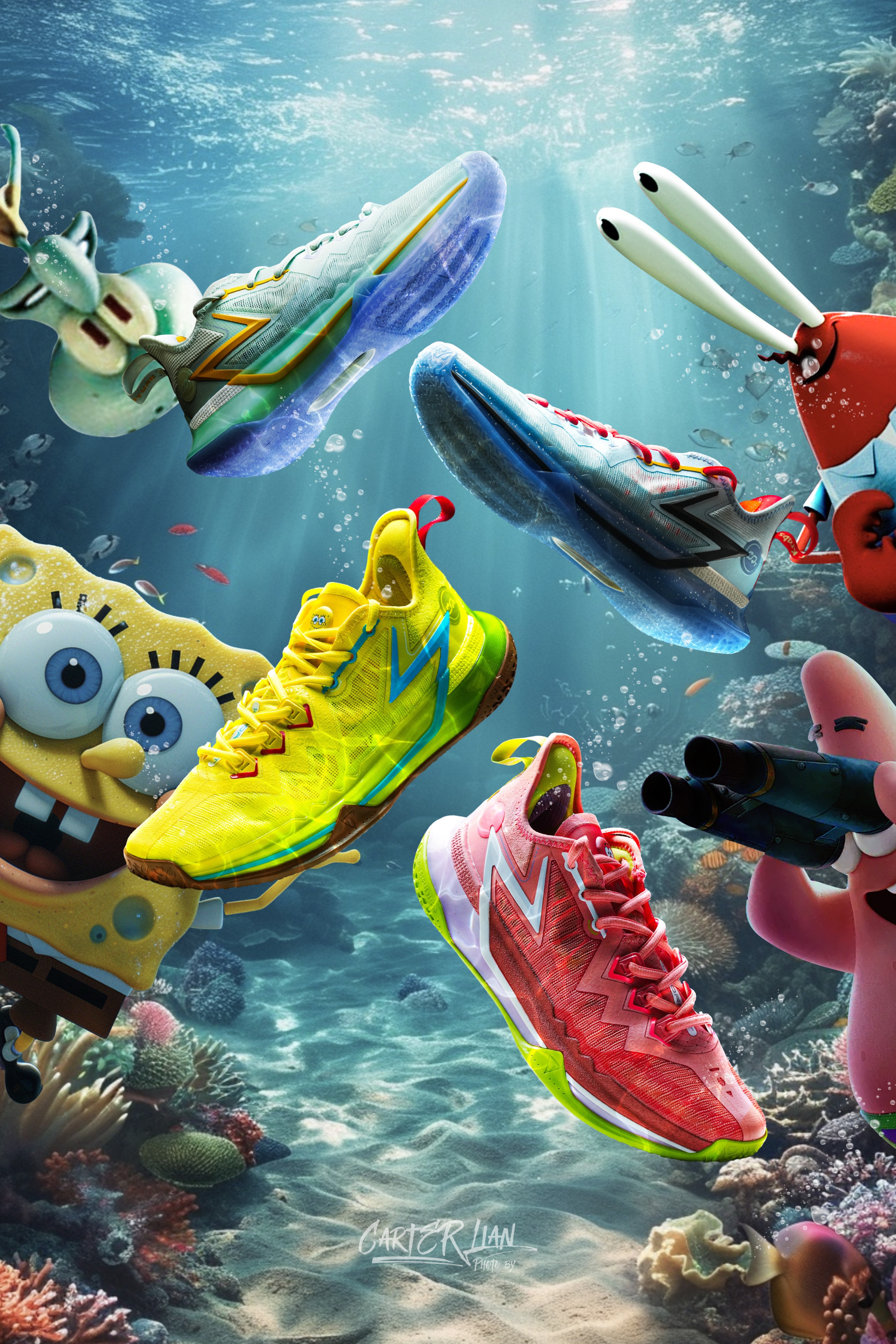 一次看四双｜BIG3 Future海绵宝宝系列