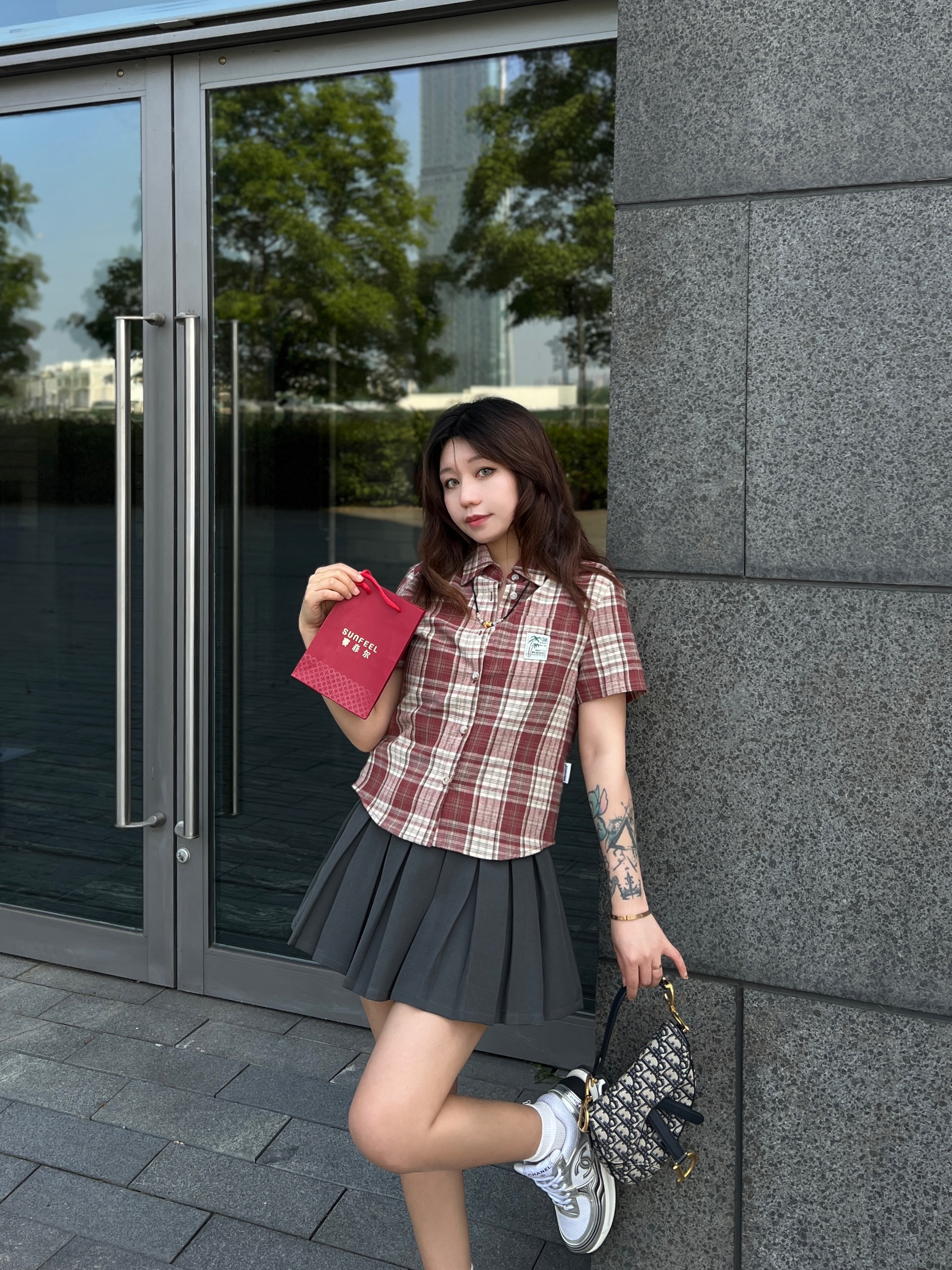 今天不费力的梦回“女高🏫”