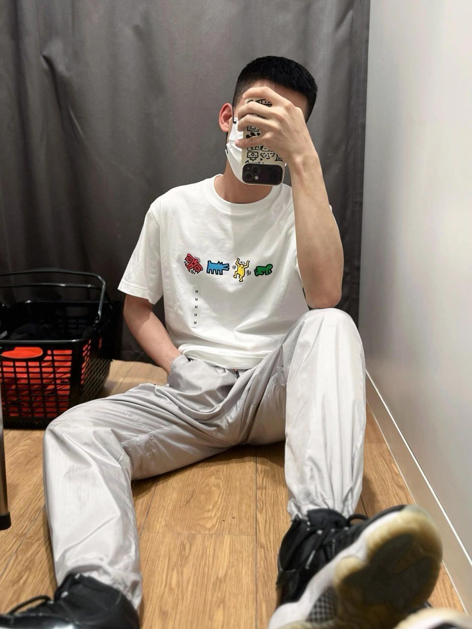 UNIQLO条纹短袖穿搭分享