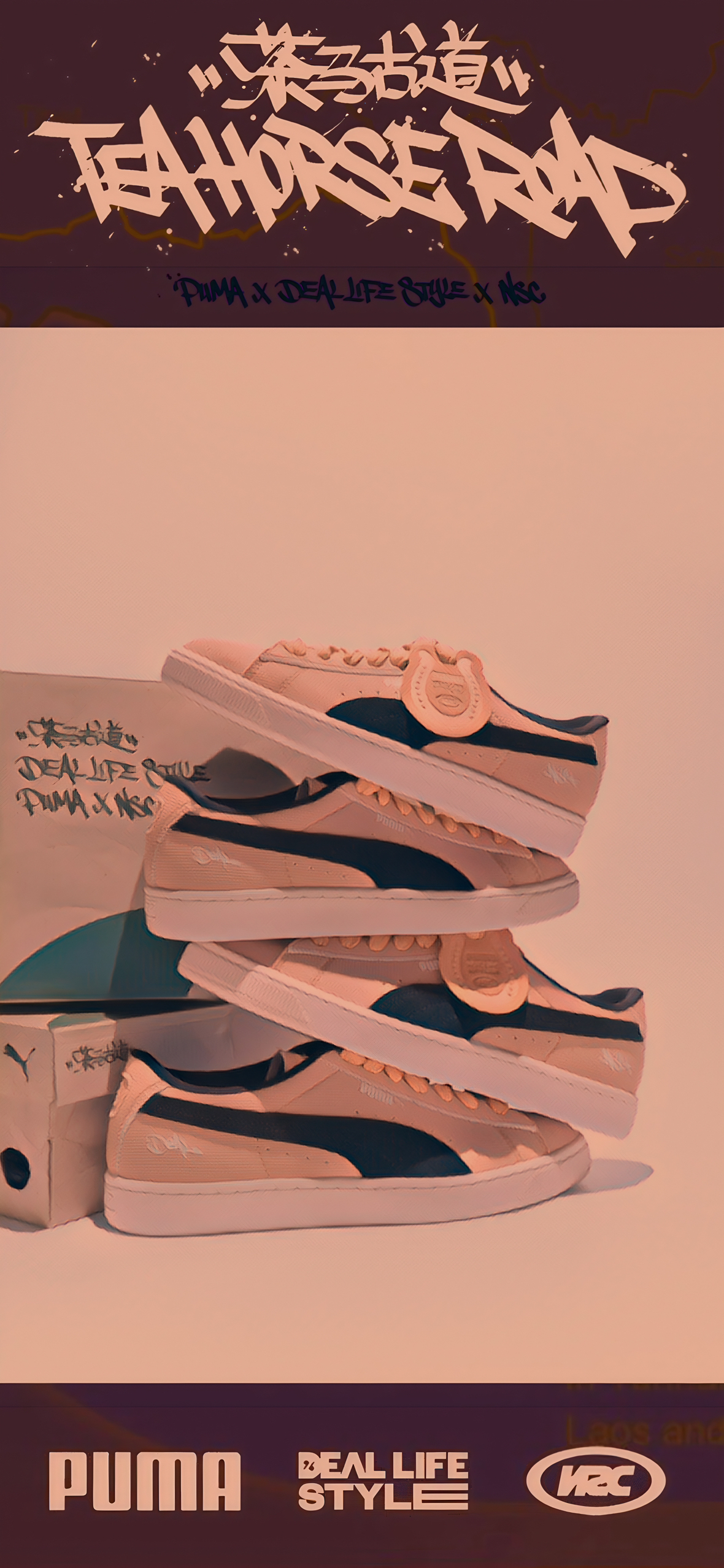 PUMA x DEAL x NSC Suede 三方联名
茶马古道