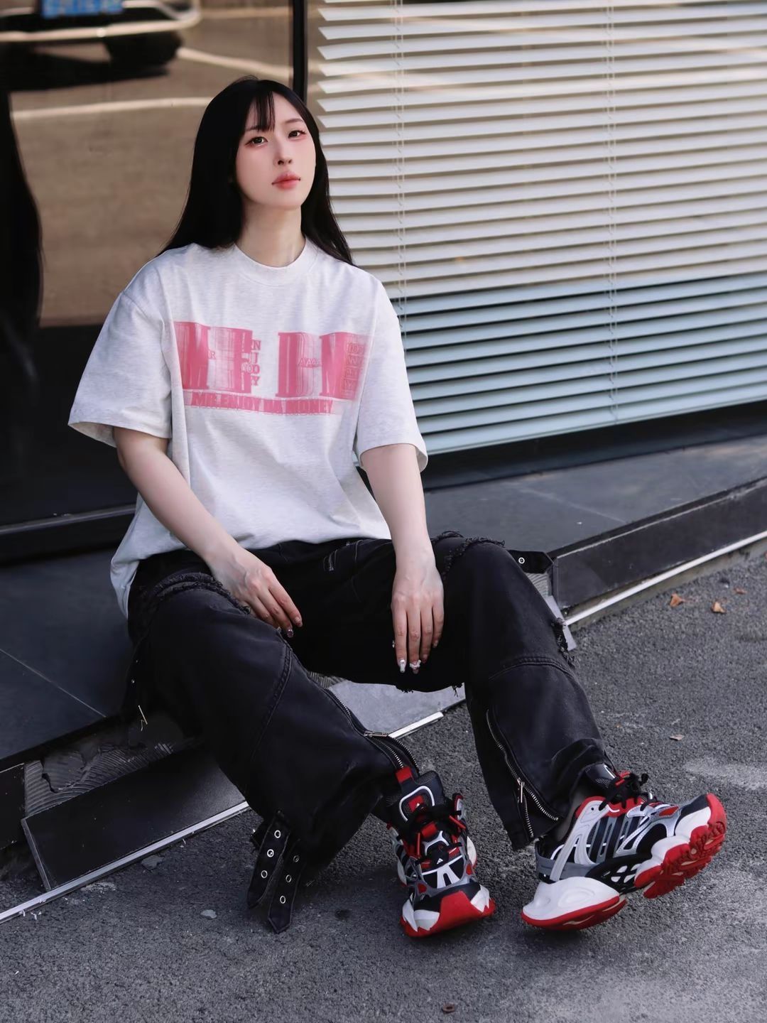 💥爆炸款！M.E.D.M 纯棉直筒圆领套头短袖T恤👕
