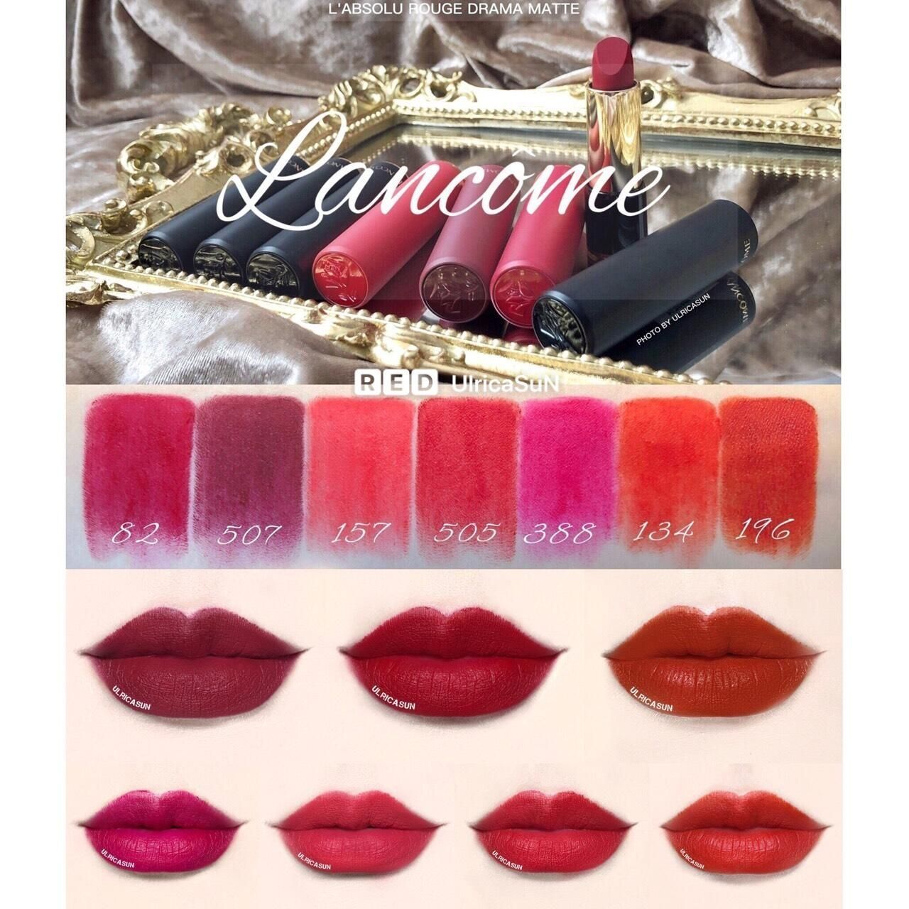 【新品速递💄兰蔻秋冬哑光唇膏7支上嘴全试色】
