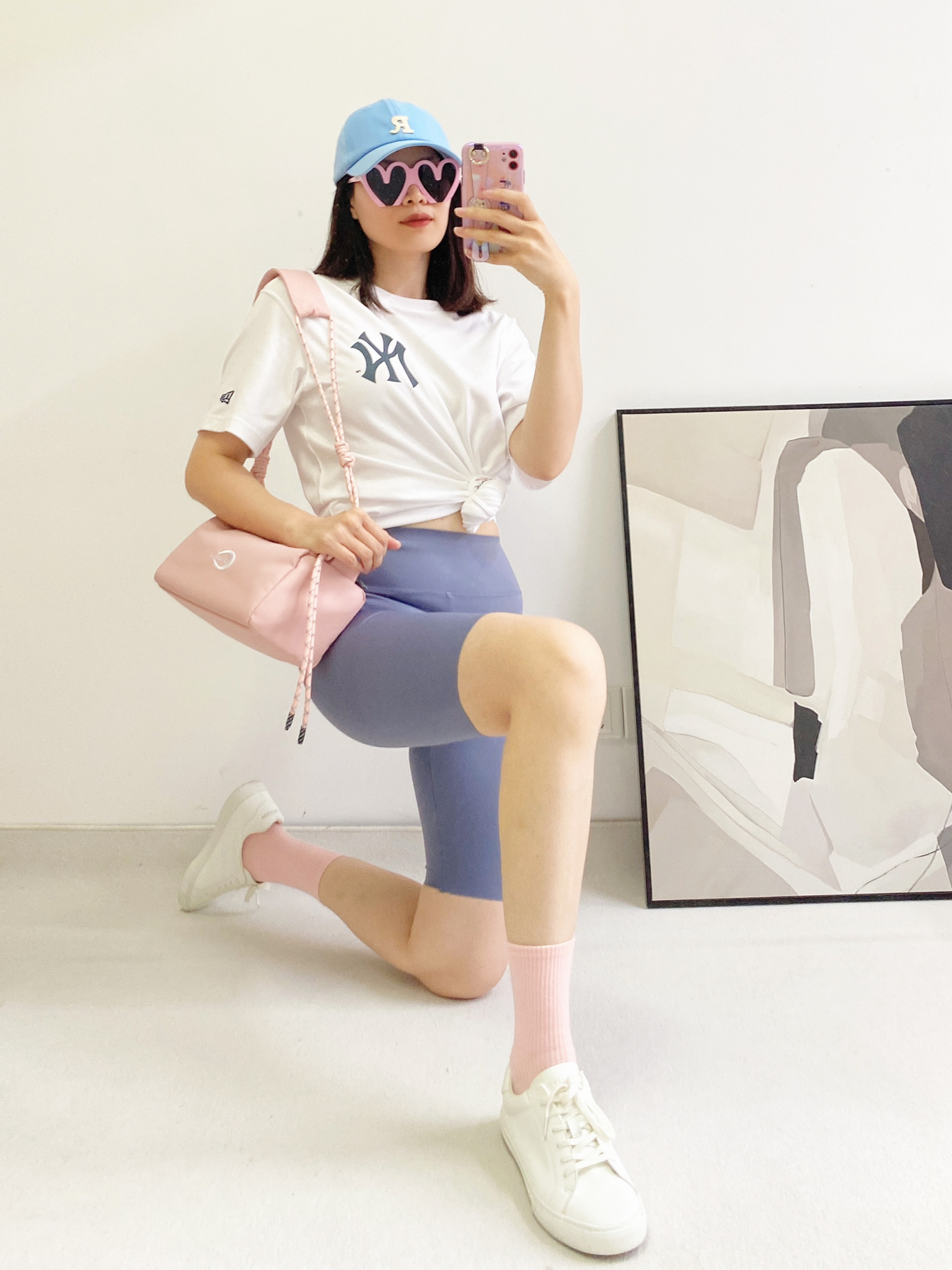 OOTD🌸❄️夏天还得穿白T