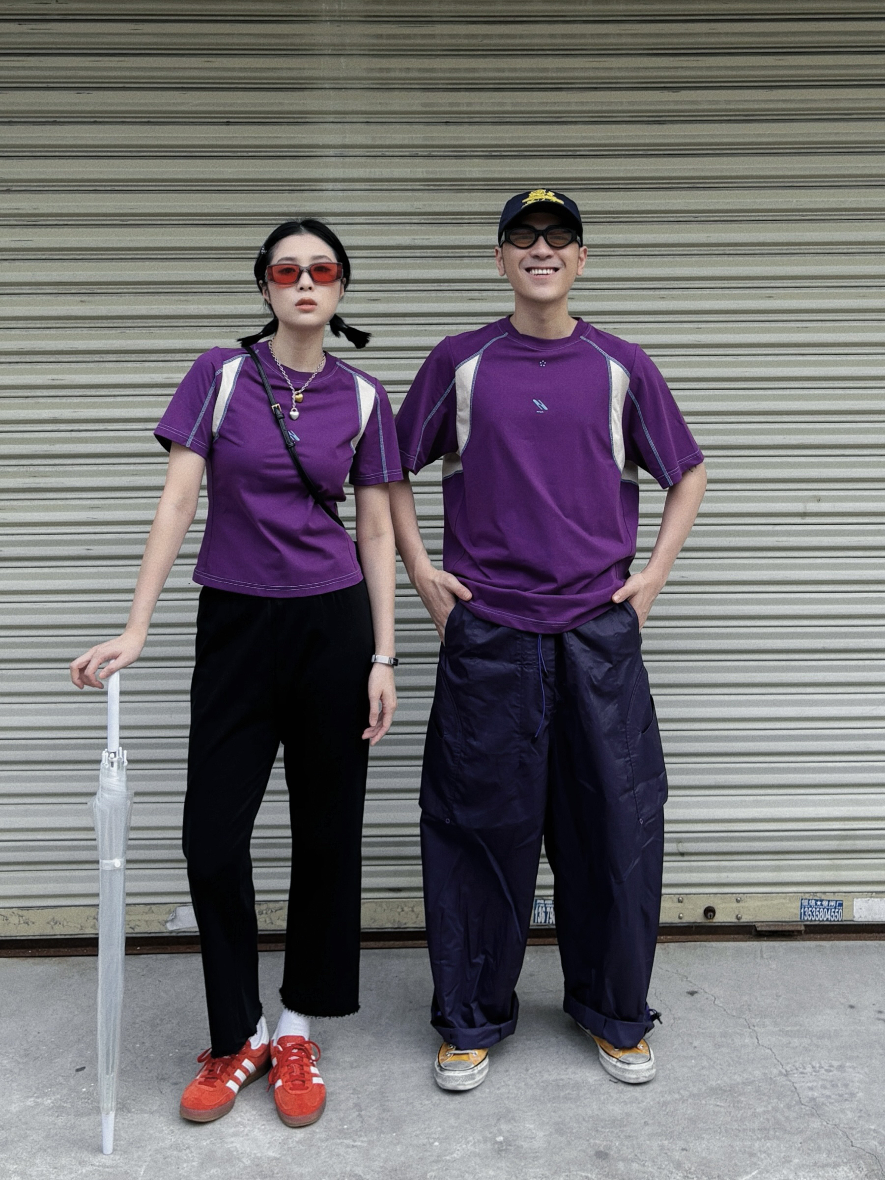 情侣这样穿👫今天约好去喝杯多肉葡萄