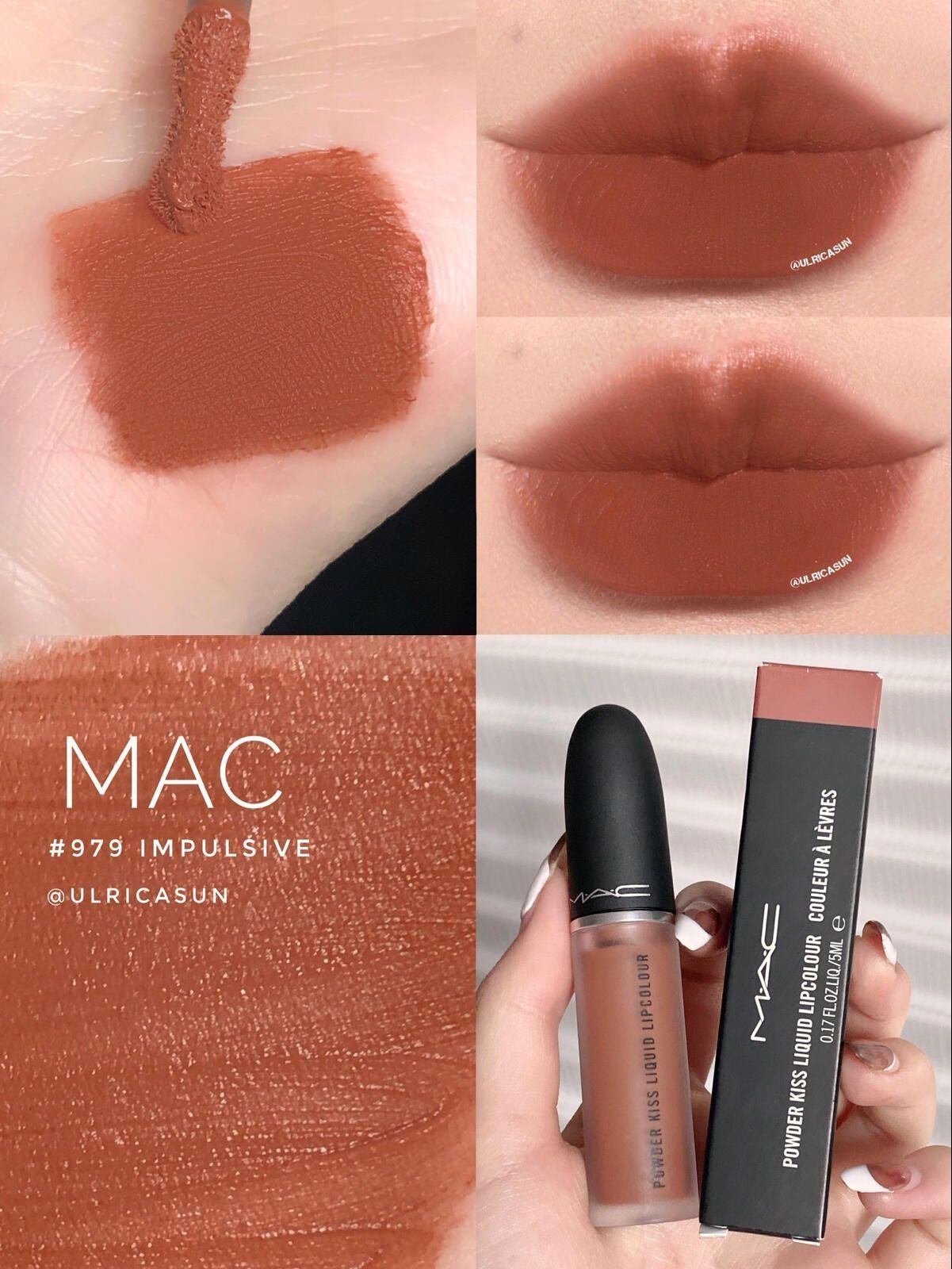 ✨新色速递MAC柔雾唇釉979|糯米南瓜粥