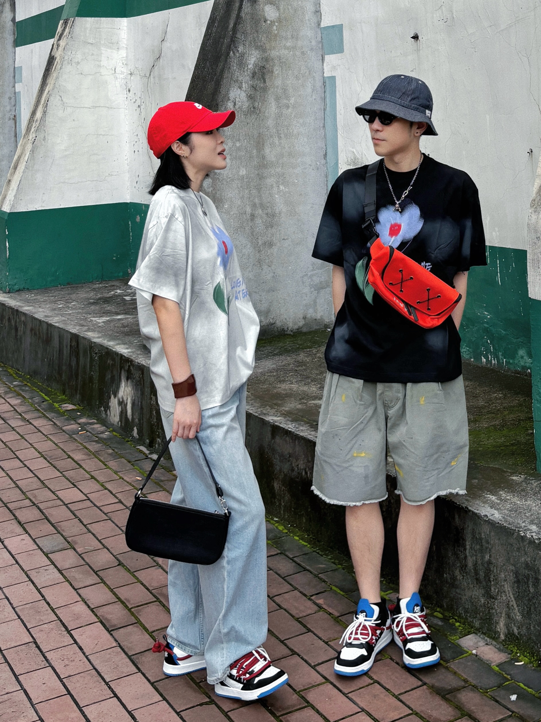 这样穿太适合春游啦👫