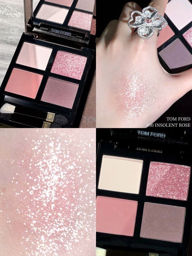 🌸TOMFORD四色眼影30～樱冷碎钻💍