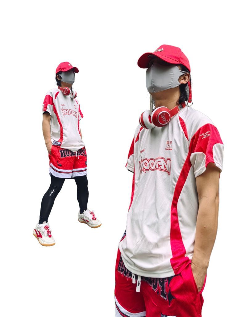 夏日清爽舒适白红运动风穿搭日常
