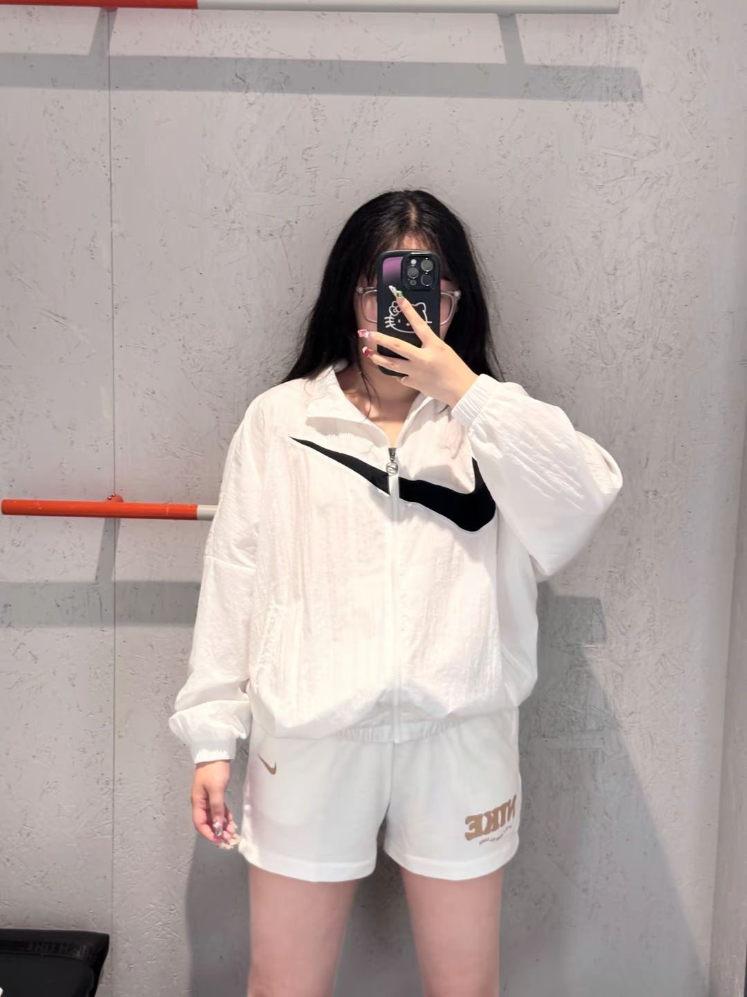 🔥Nike健身训练运动梭织立领夹克，真的太爱啦！
