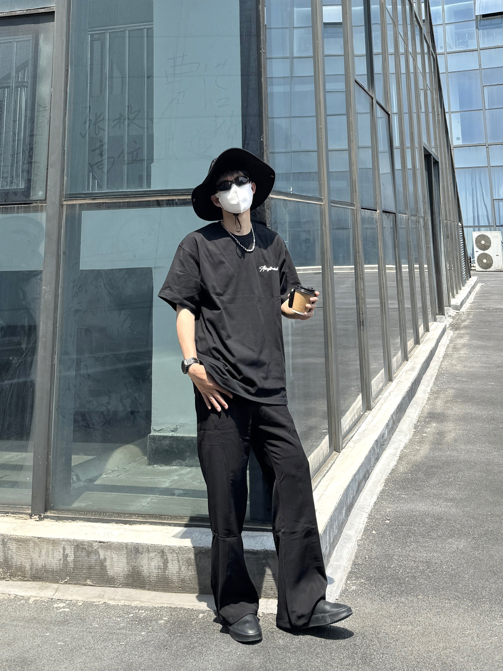 一身黑⚫️