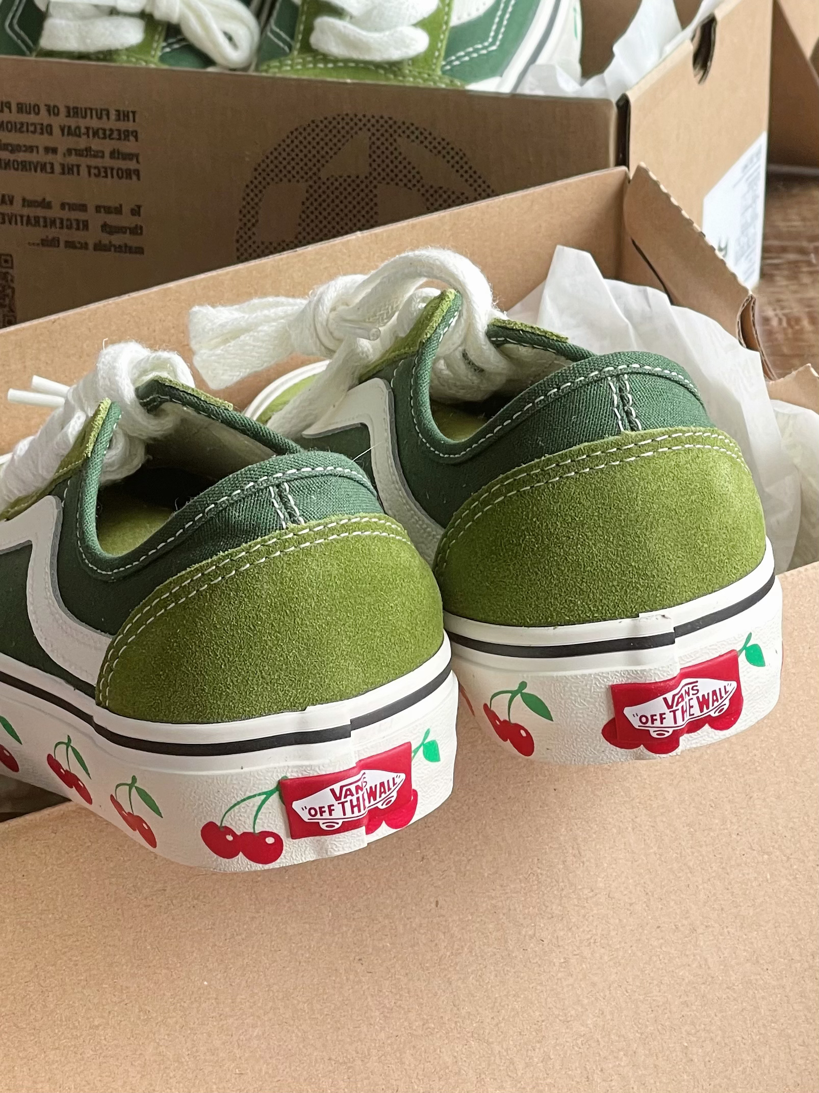 绝~樱桃🍒抹茶Vans!