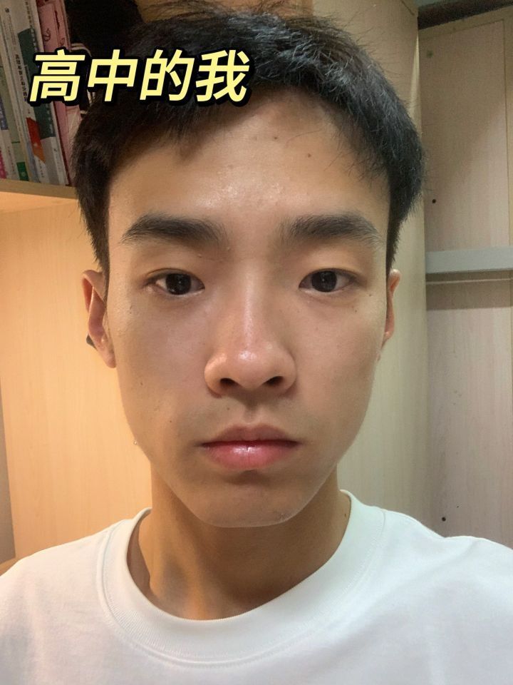 高中大学前后的差距，靠的是不长痘的脸