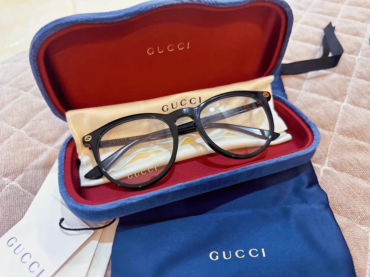 ✨古驰种草！超级显脸小的板材圆形眼镜👓