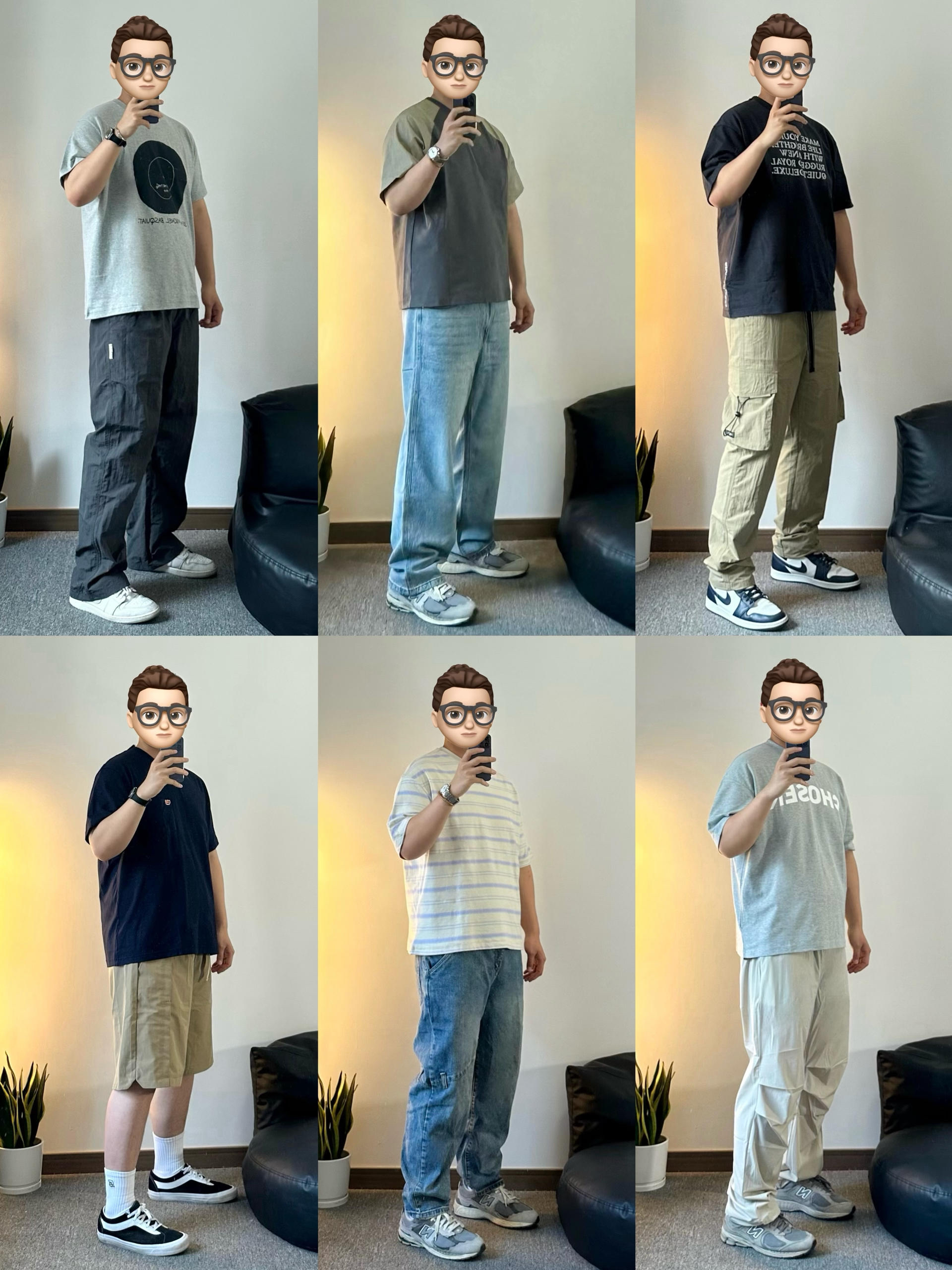 200斤胖胖| 夏日短袖合集💯  一周穿搭不重样