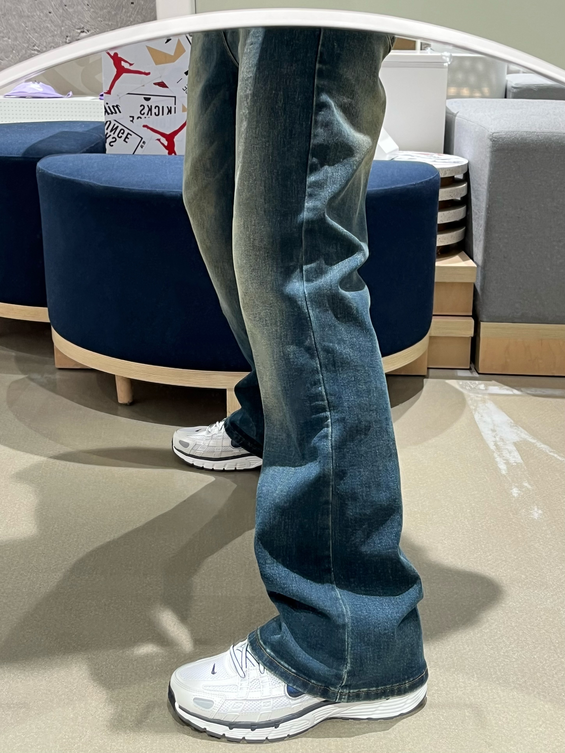 水洗渐变牛仔裤巨帅‼️
