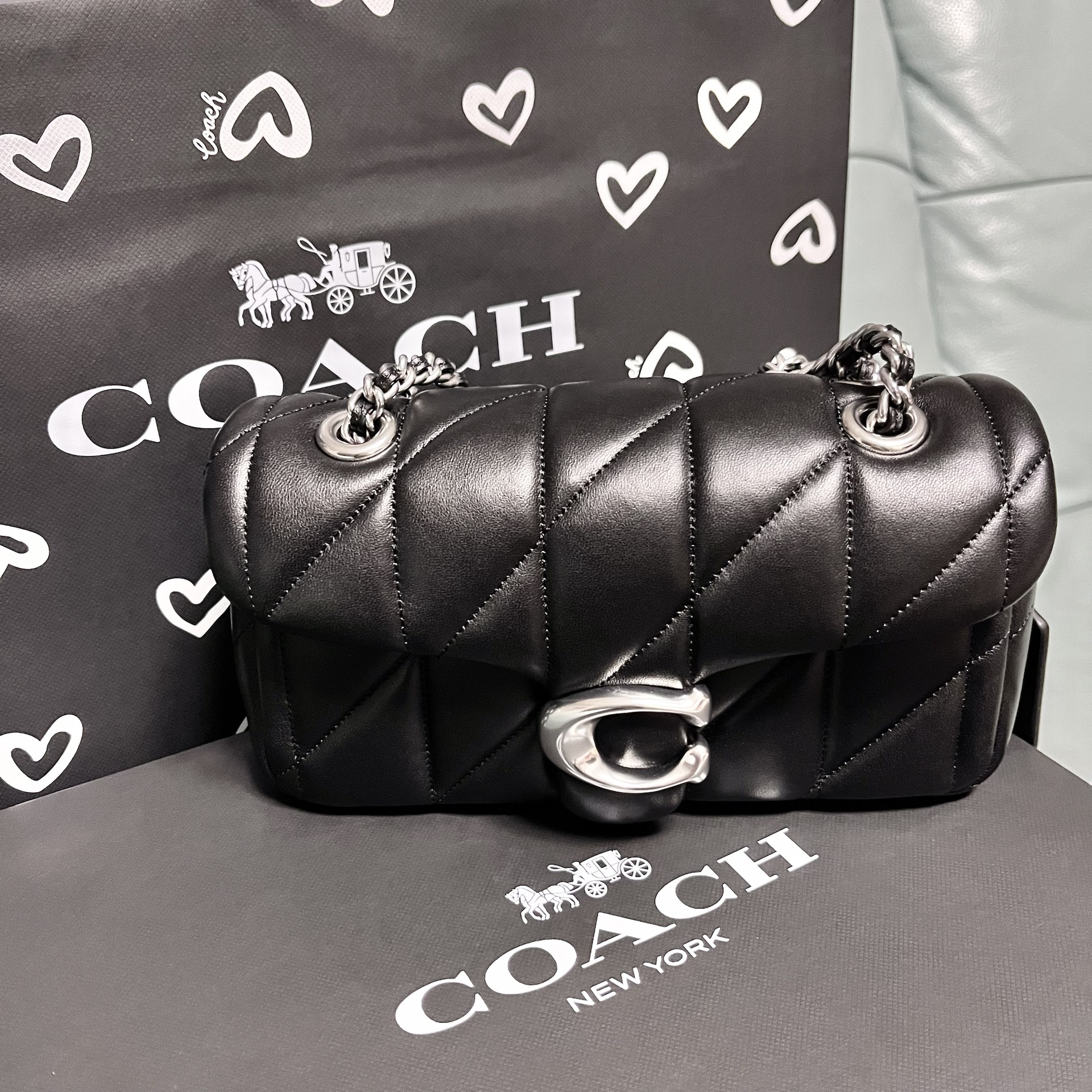 Coach的小羊皮质感也太好啦！