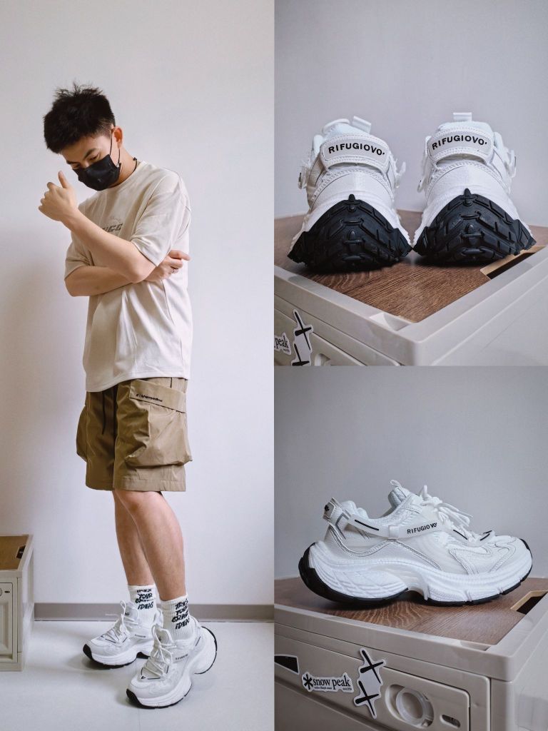 纯白老爹鞋