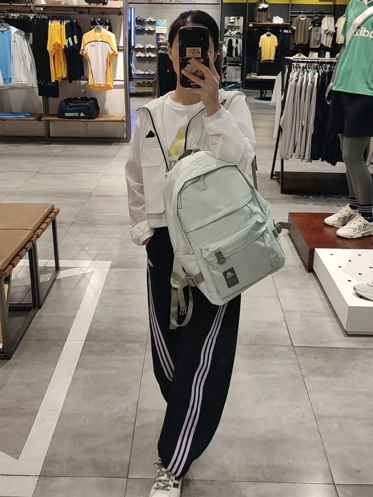 Adidas百搭绿色包包