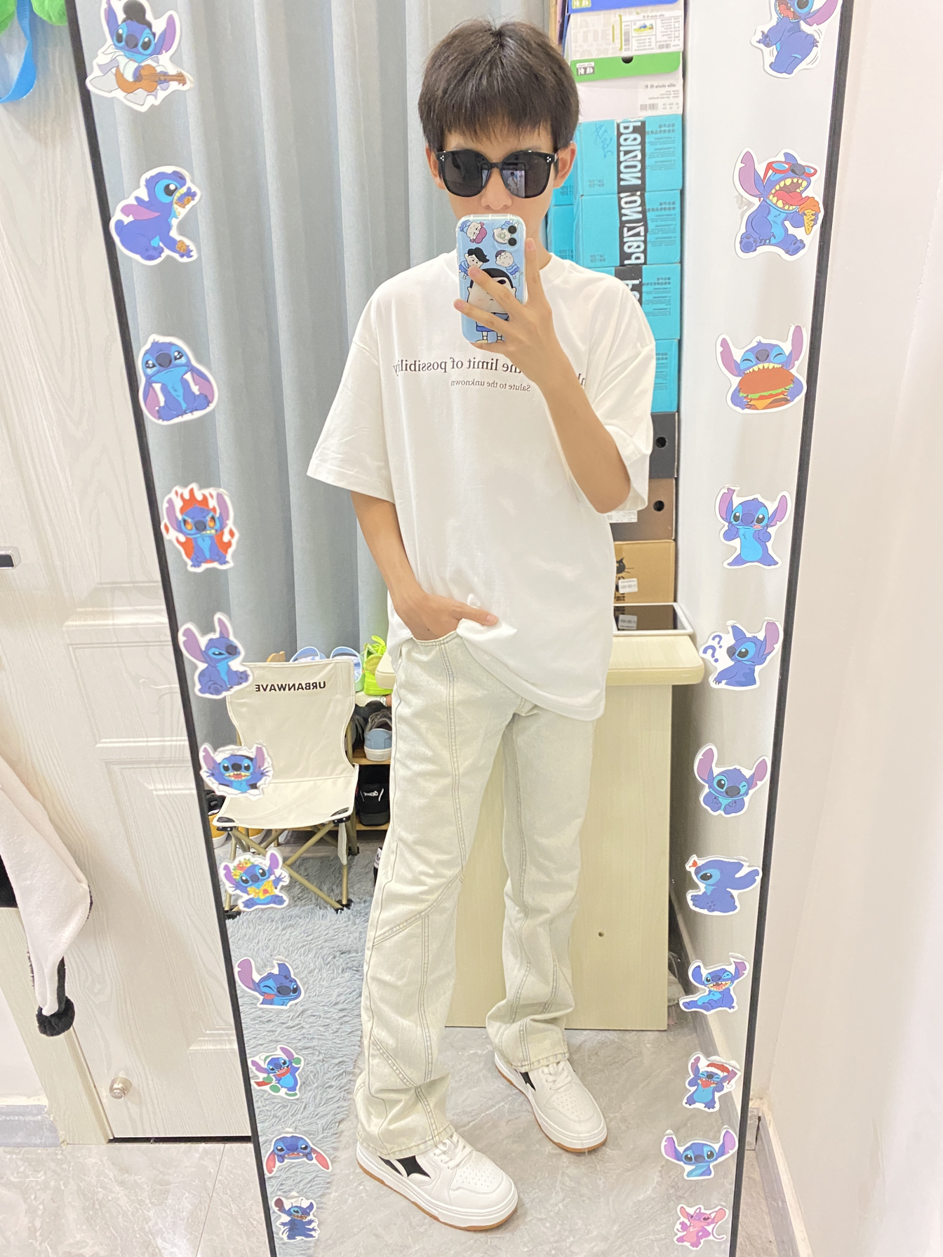 170这样穿不要太显高！
