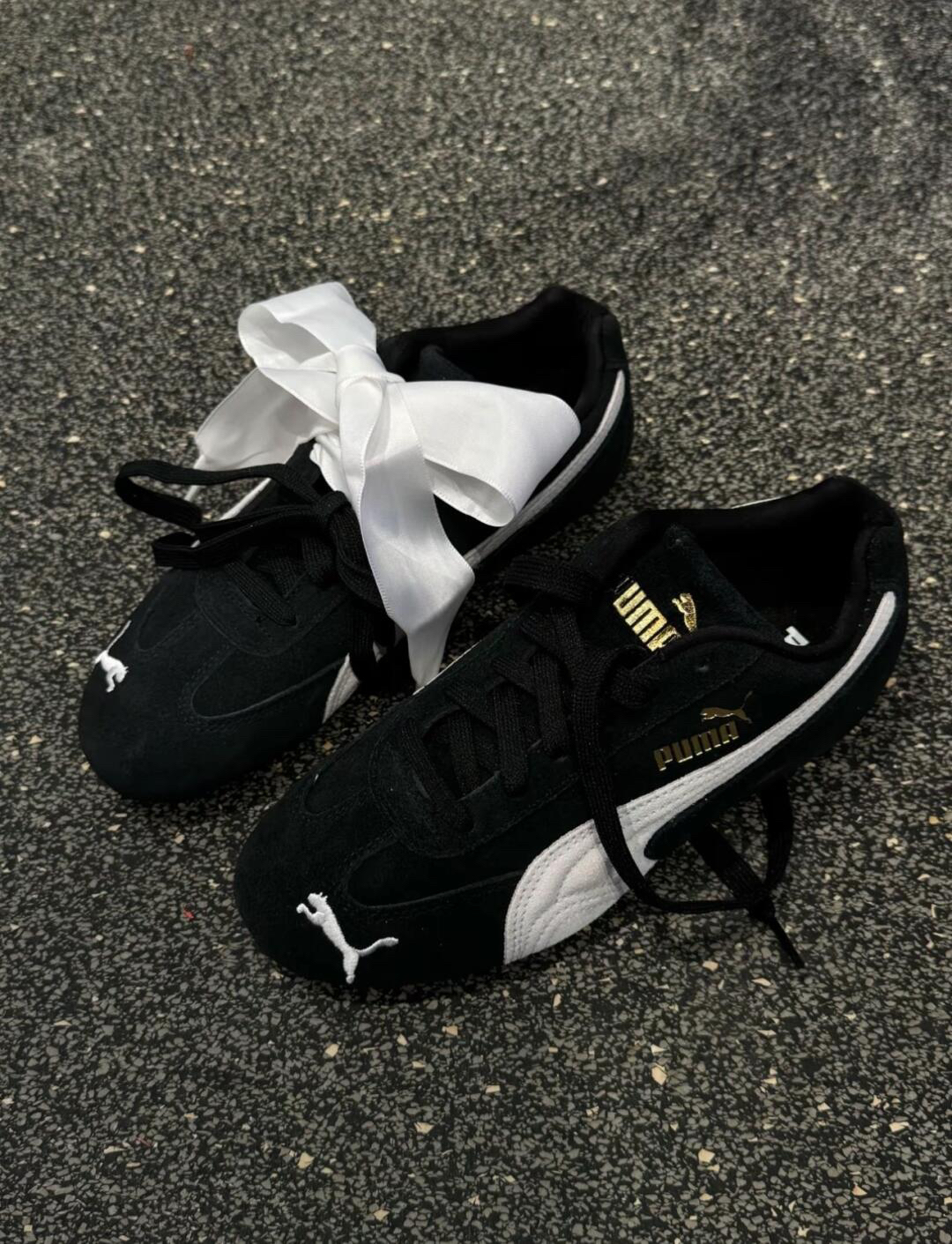 彪马speedcat  黑银配色赛车鞋