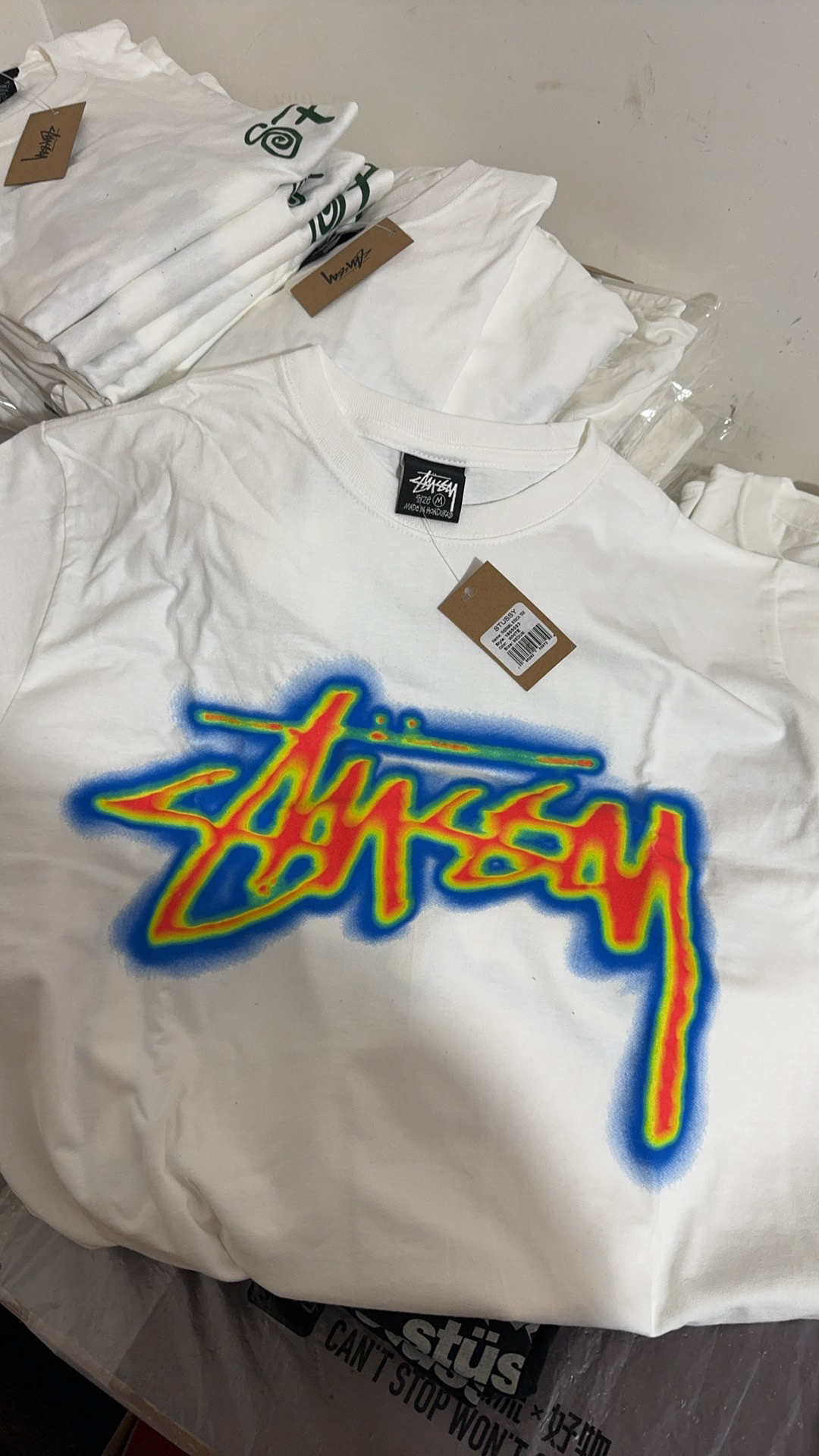 海淘开箱日记-stussy热力图
