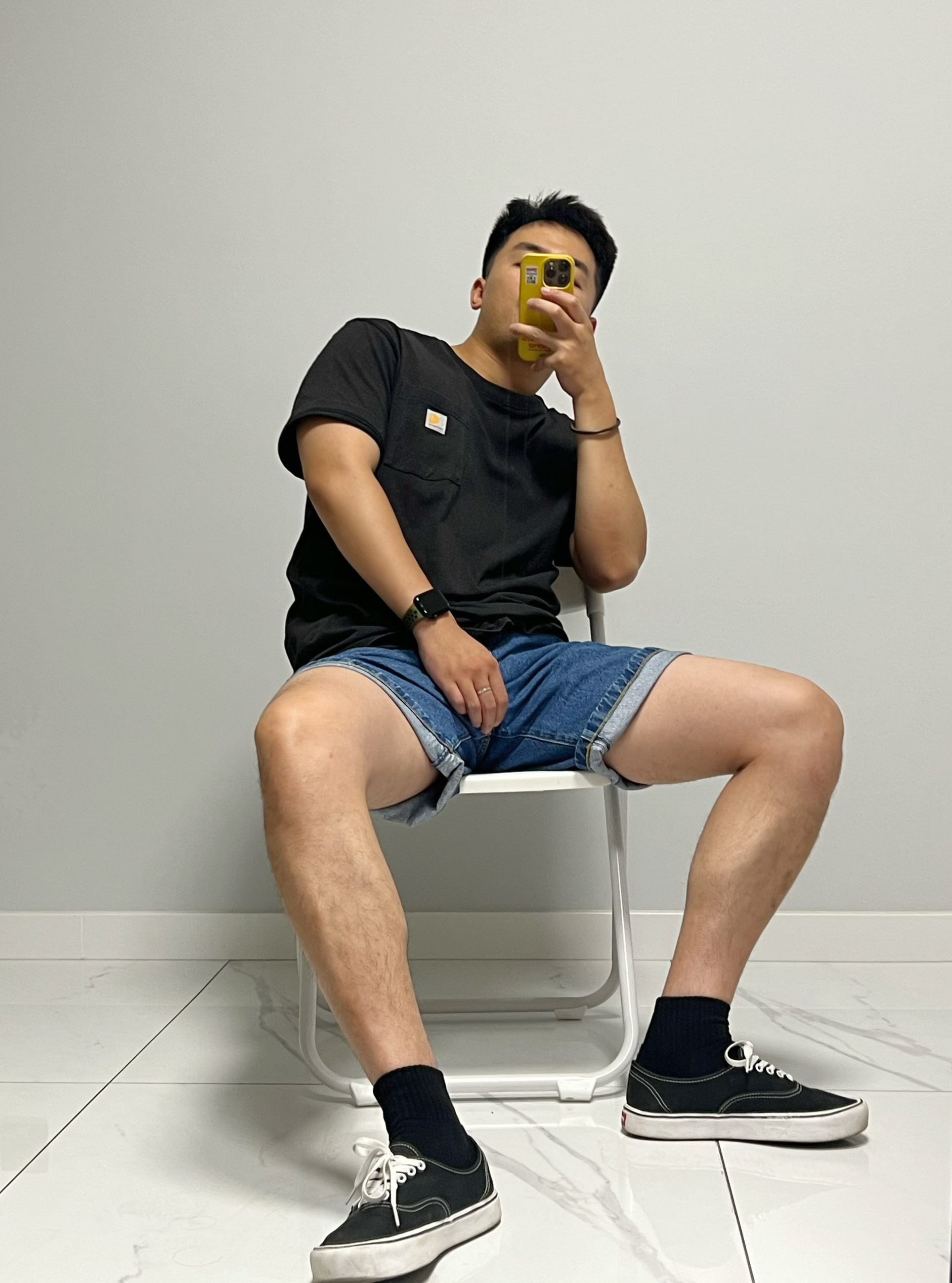 🎽Carhartt纯黑短袖，有话直说