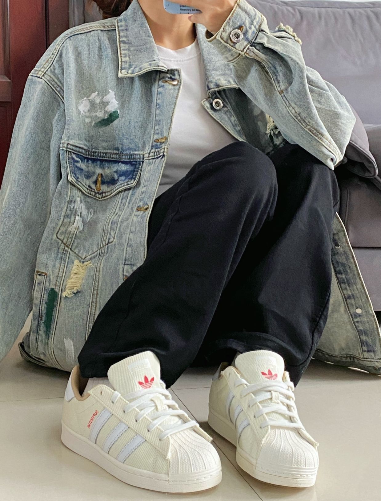 🧍‍♂️穿搭简介：
（鞋款上脚感受，穿搭
