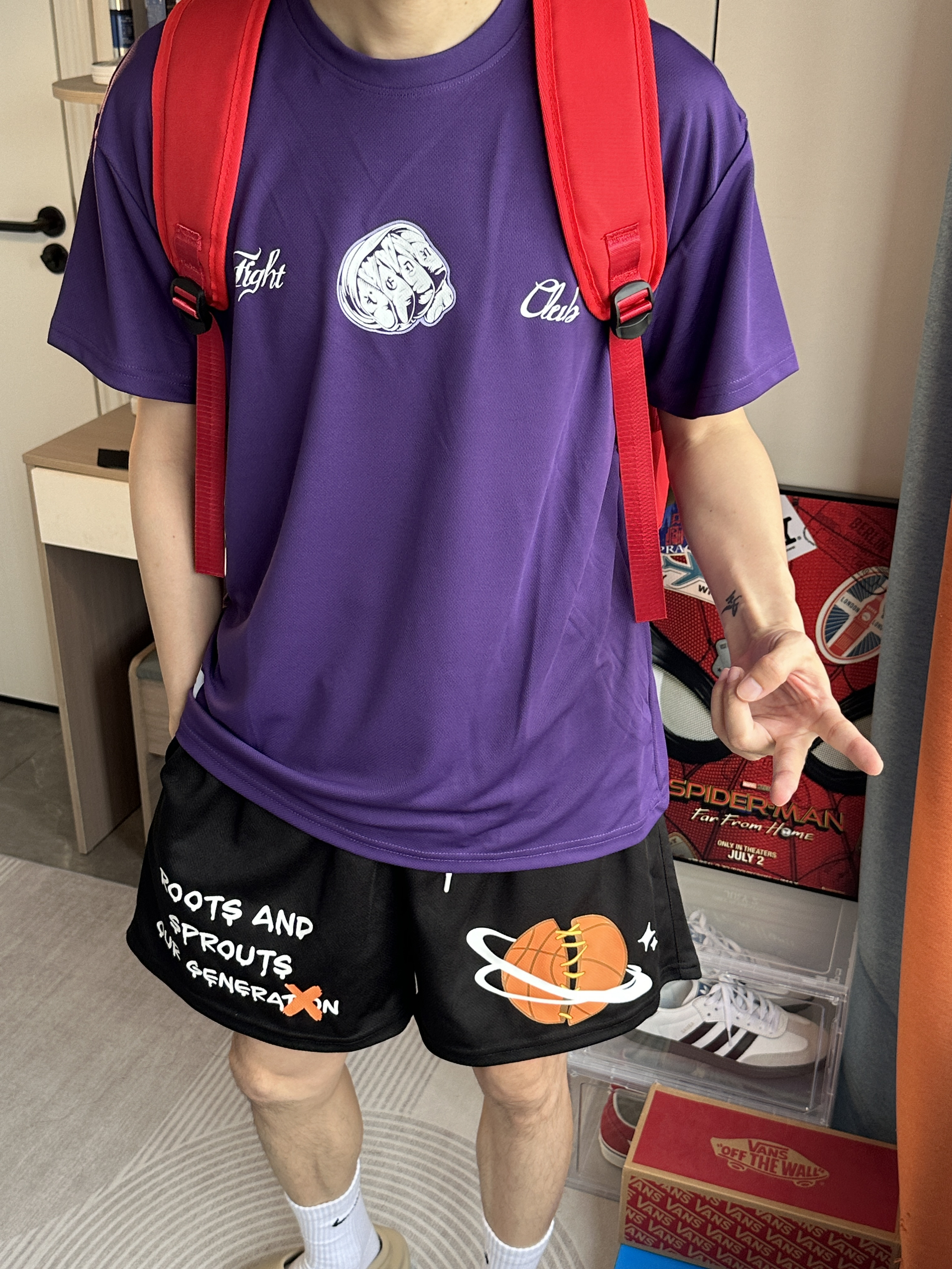 这个美式印花也太帅了吧