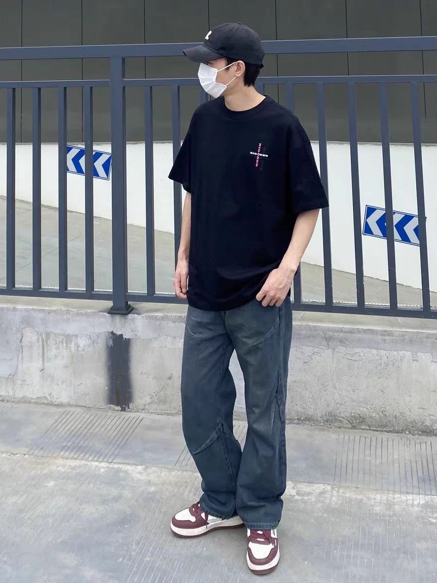 🌟这条BLACBUK 复古宽松阔腿牛仔裤，绝对是我今年zui爱的一条裤子！