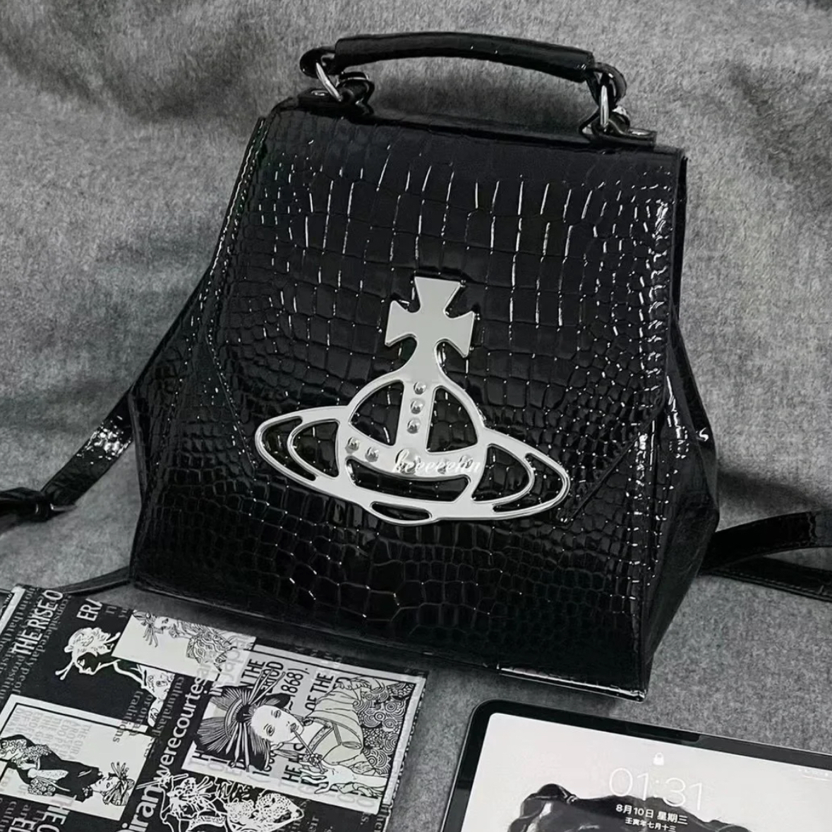 千元入手的西太后双肩包！！这质感真的好爱