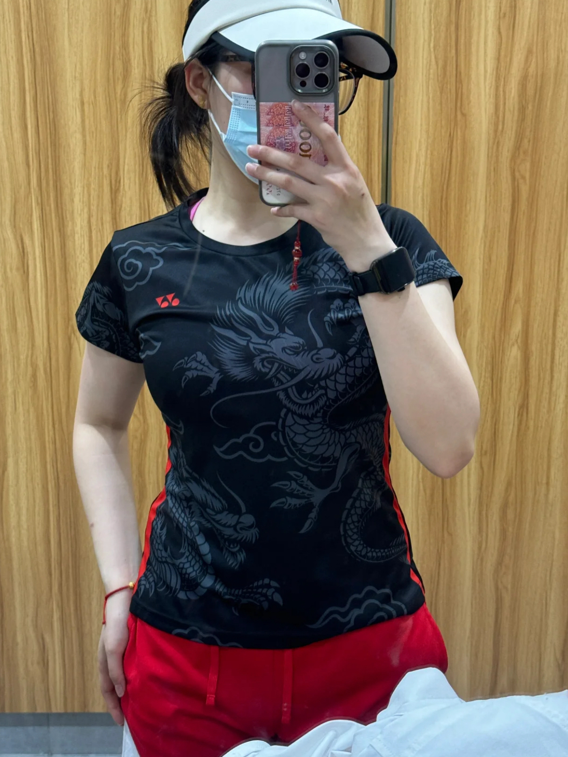 YONEX 这件球衣真的很显白，爱了爱了