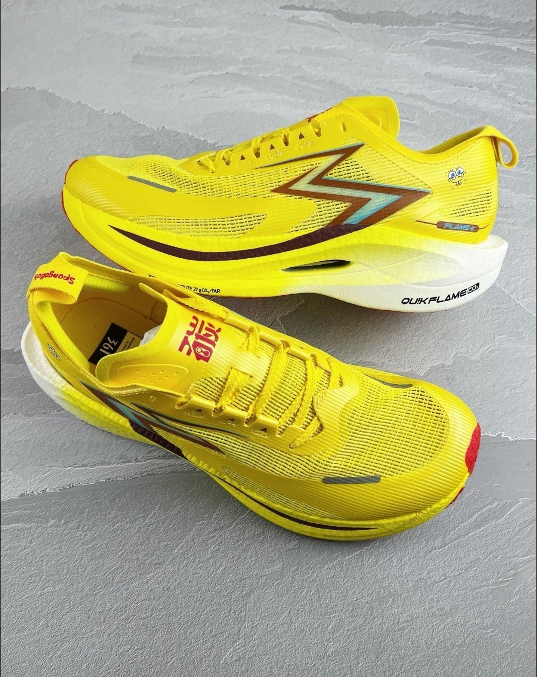 国产361的跑鞋都这么顶了嘛😃😃