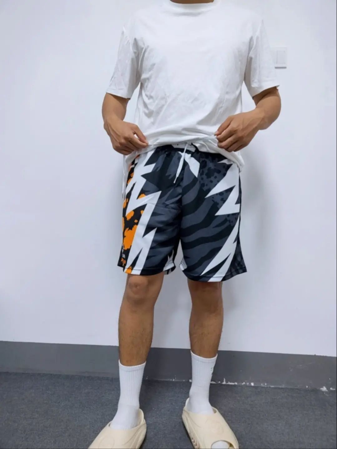 💥美式街头风，速干针织薄款五分裤，让你秒变潮人！💥