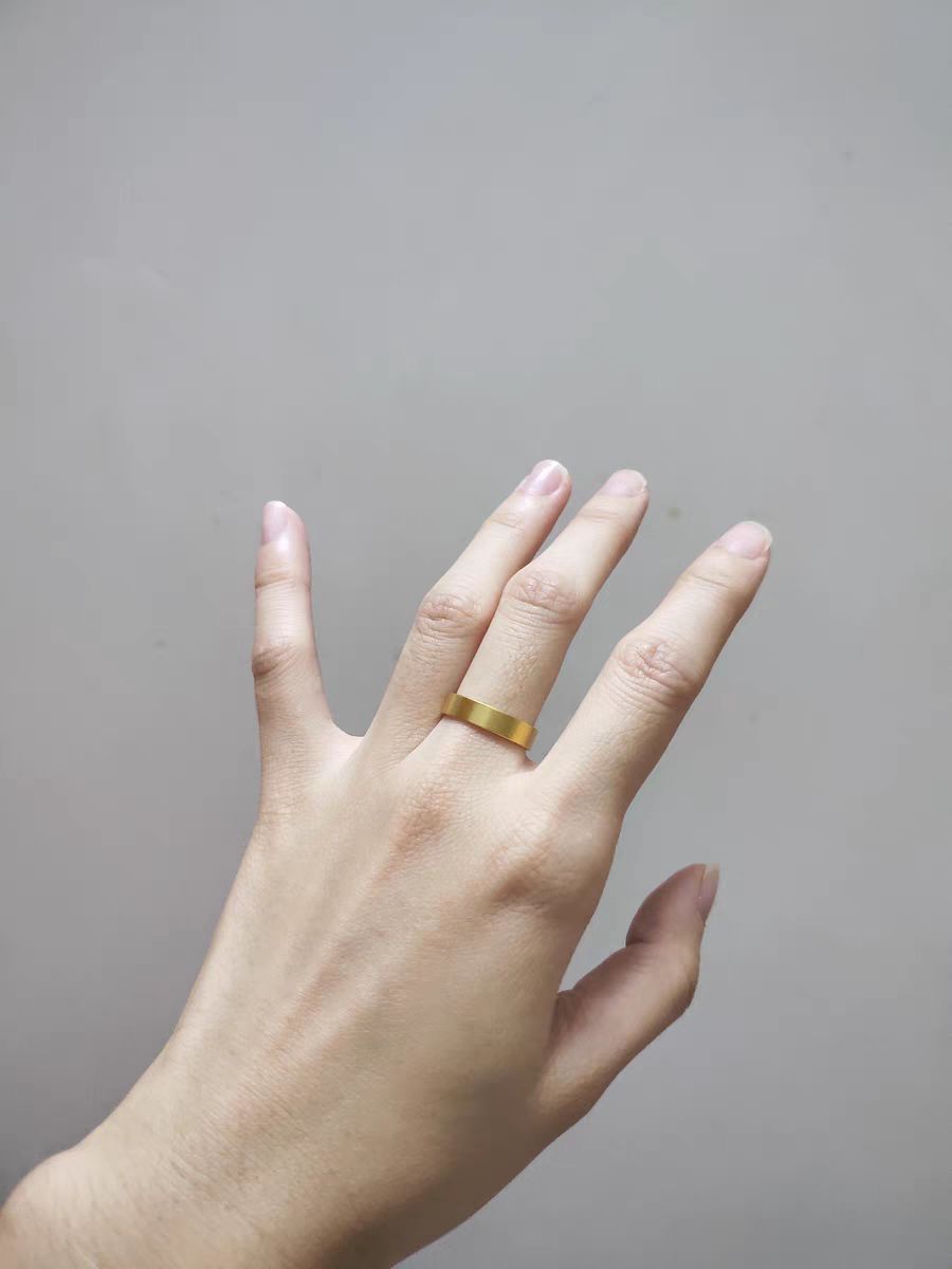 🔥爆款再现！中国黄金 古法传承素圈足金戒指，💍