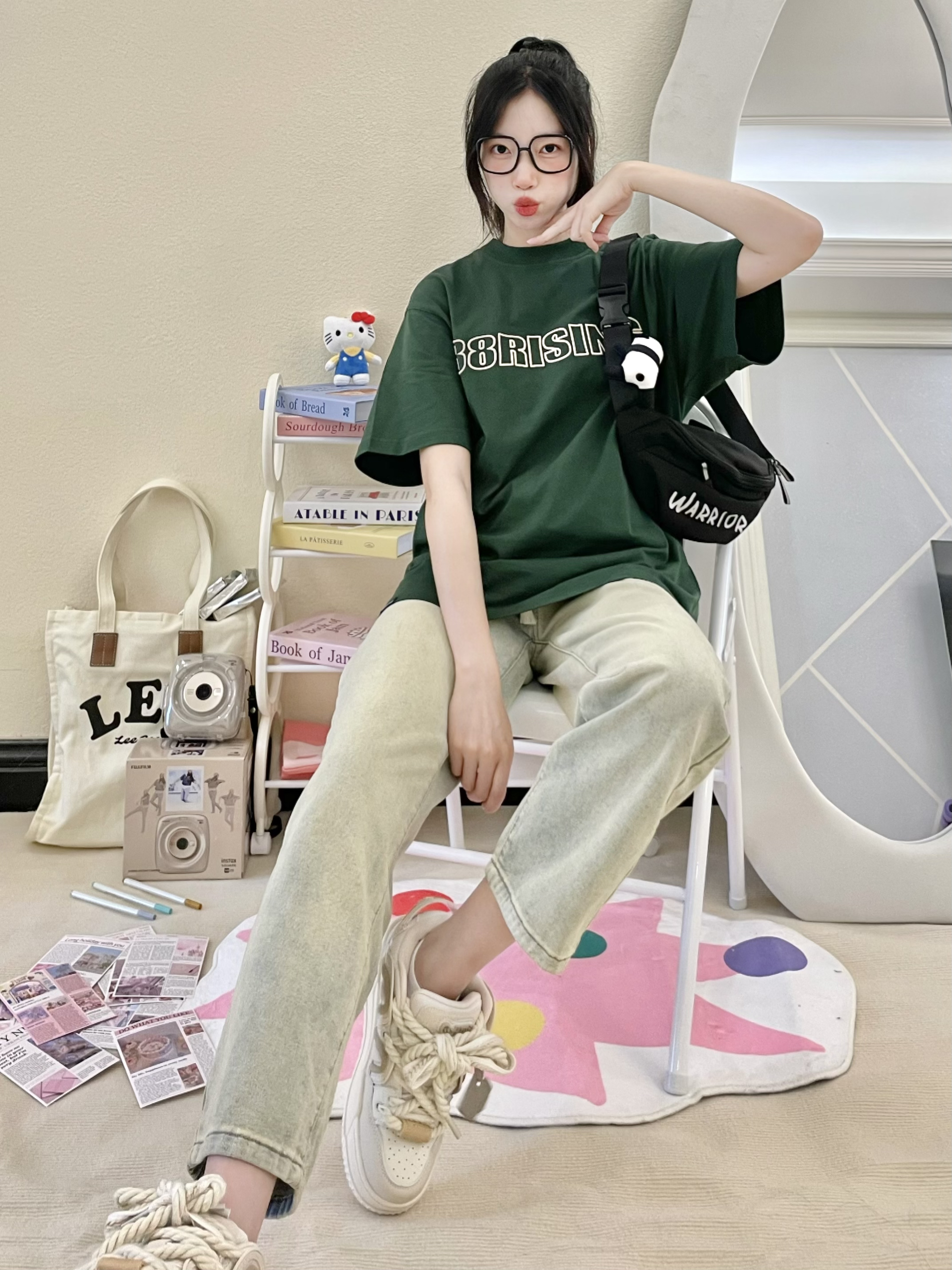 夏天的气息♡ ༘⋆墨绿色亮眼一下
